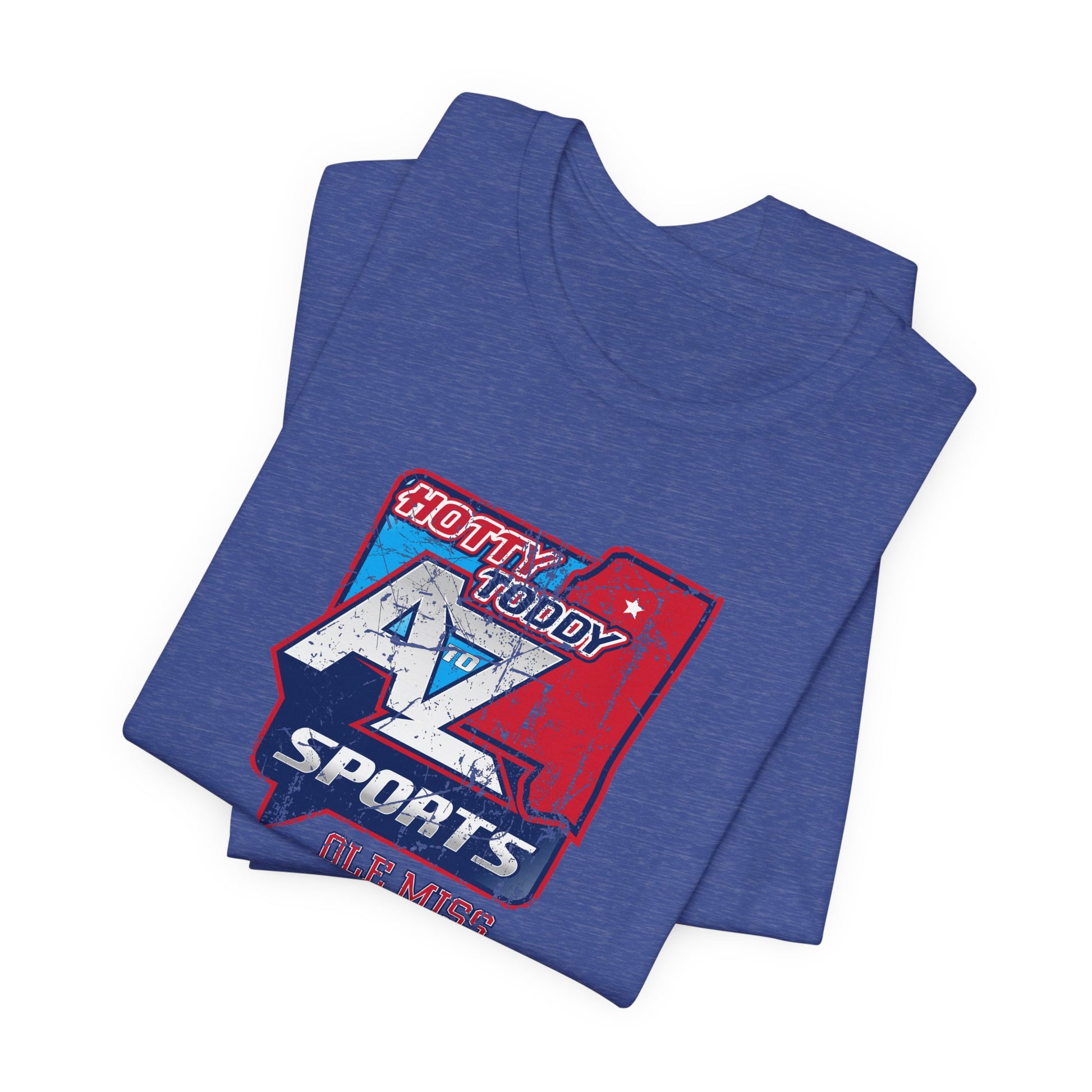 A to Z Sports Ole Miss Distressed T-Shirt