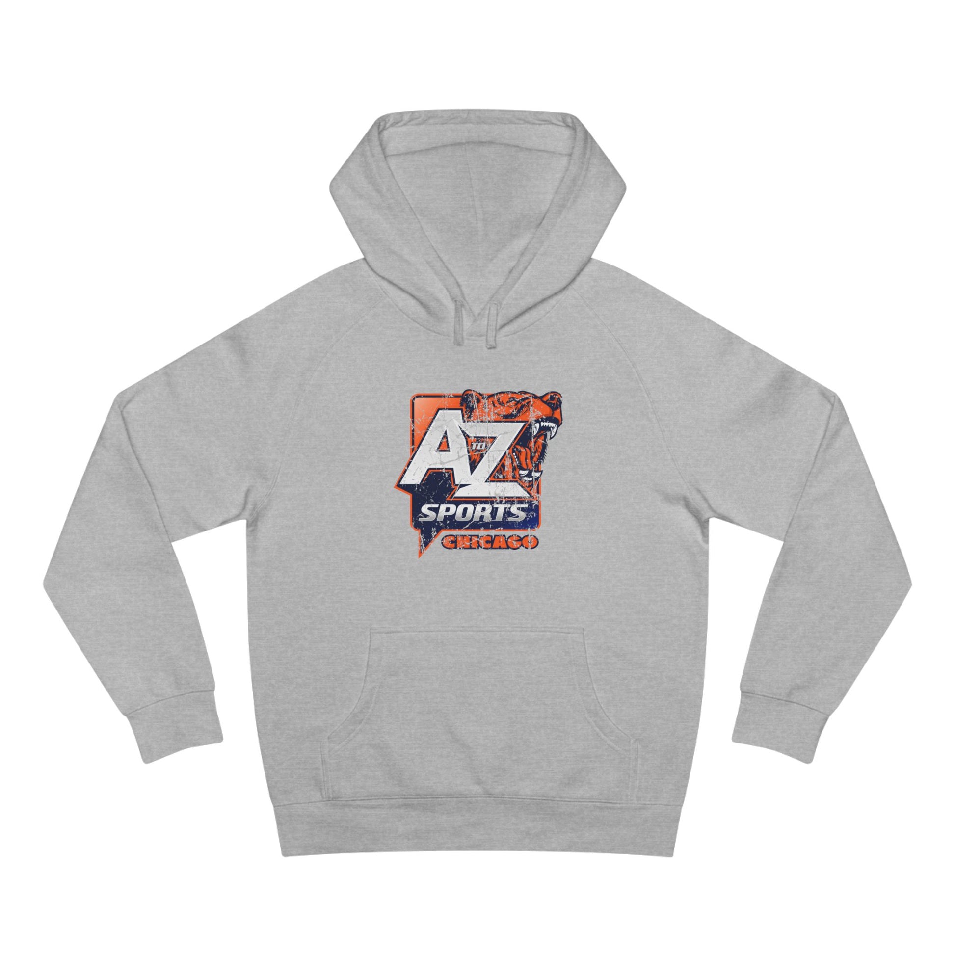 A to Z Sports Bears Distressed Hoodie