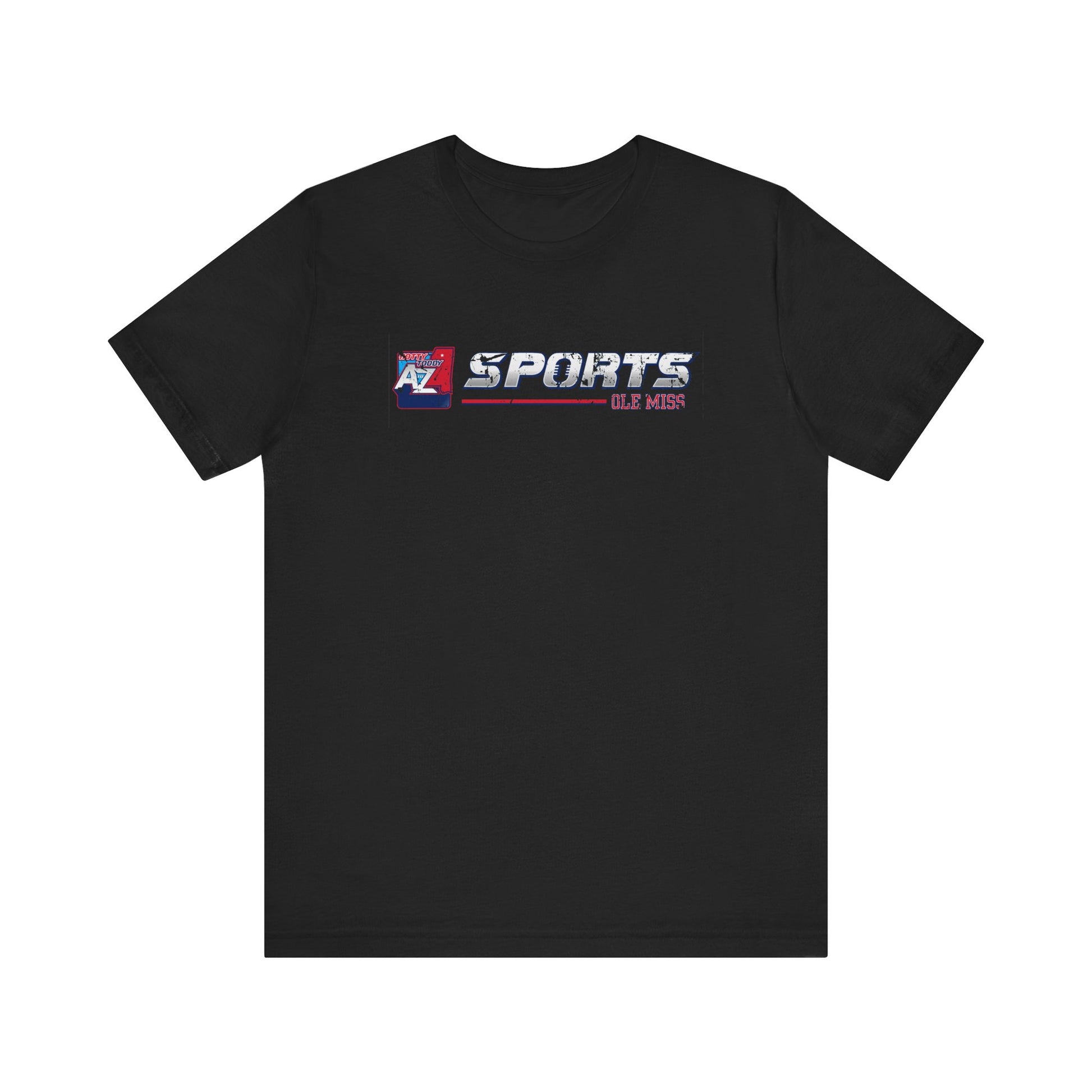 A to Z Sports Ole Miss Horizontal Distressed T-Shirt