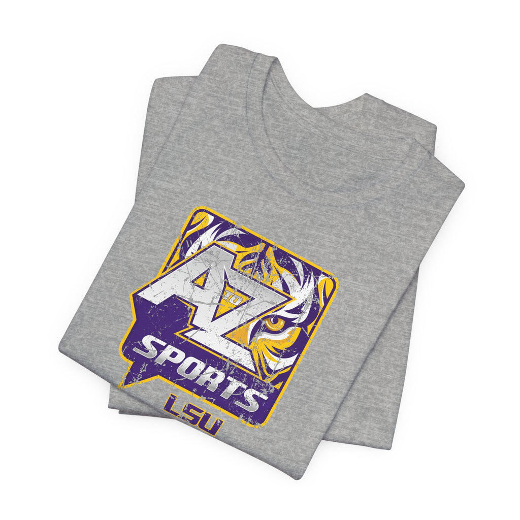 A to Z Sports LSU Distressed T-Shirt
