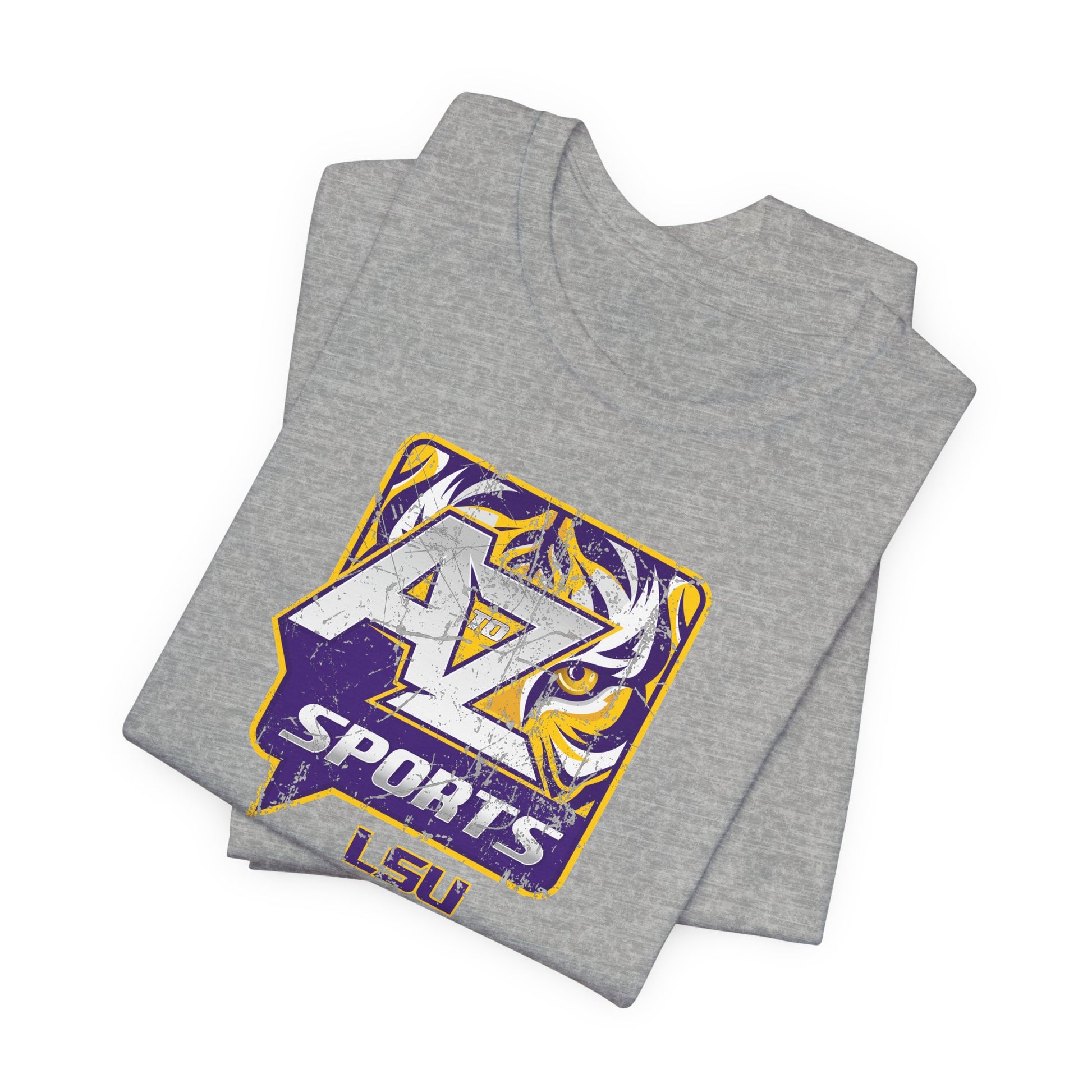 A to Z Sports LSU Distressed T-Shirt