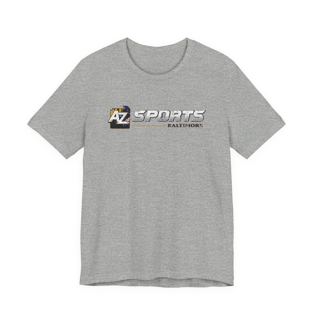 A to Z Sports Ravens Distressed Horizontal T-Shirt