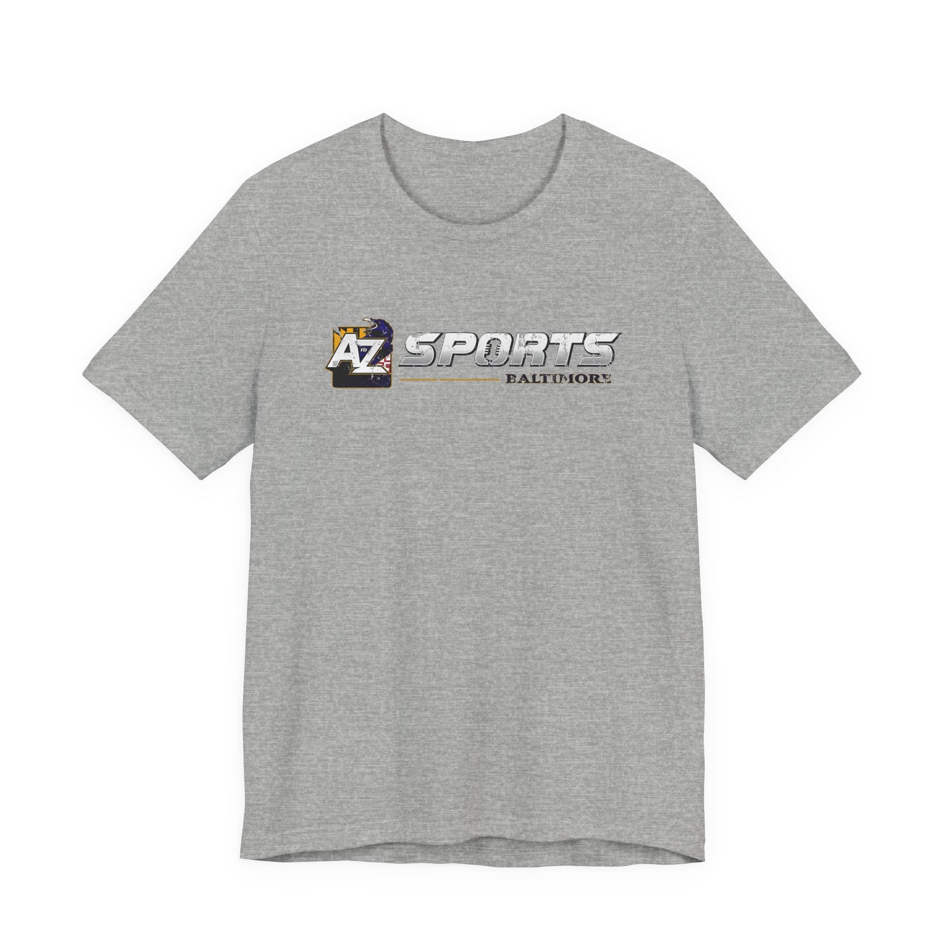 A to Z Sports Ravens Distressed Horizontal T-Shirt
