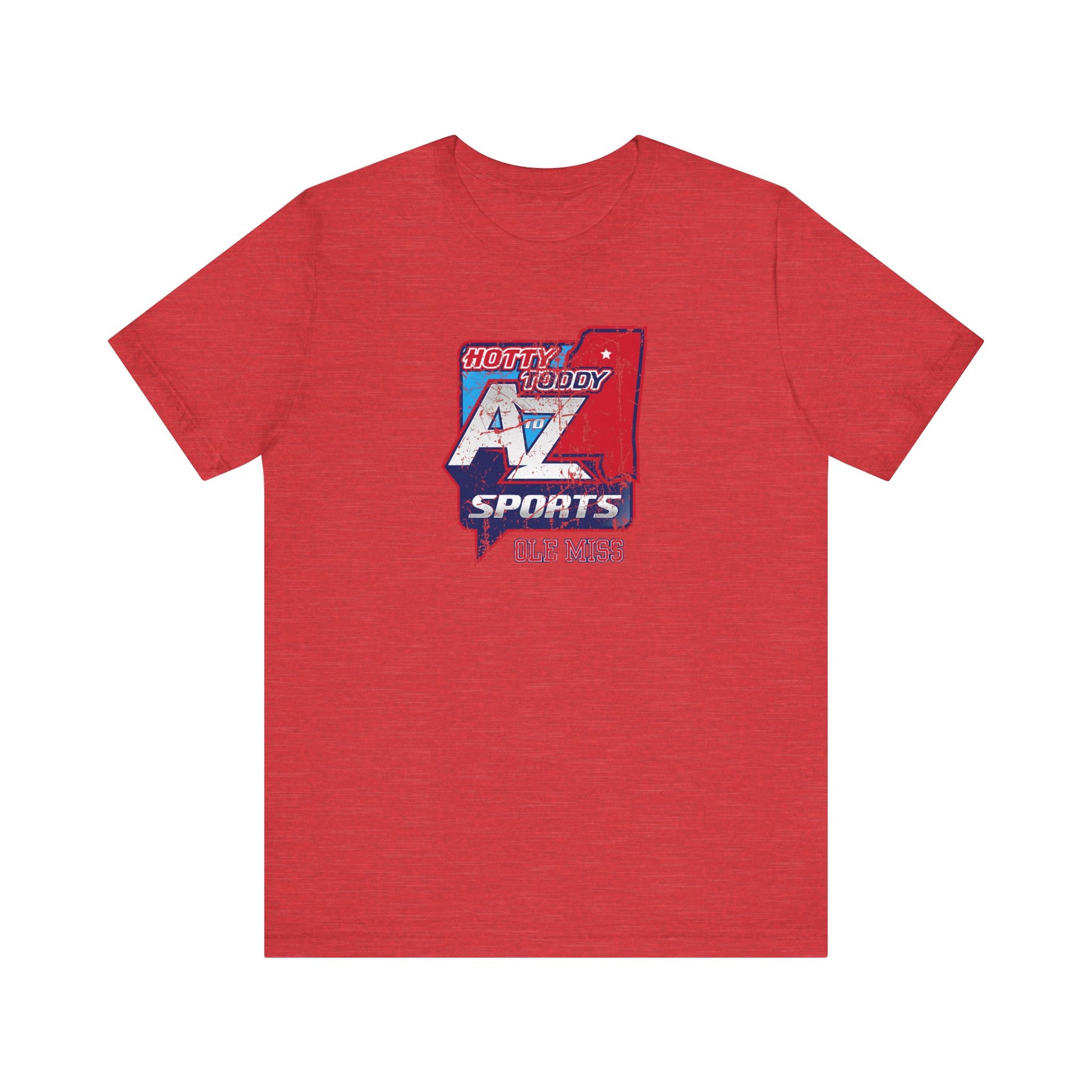A to Z Sports Ole Miss Distressed T-Shirt
