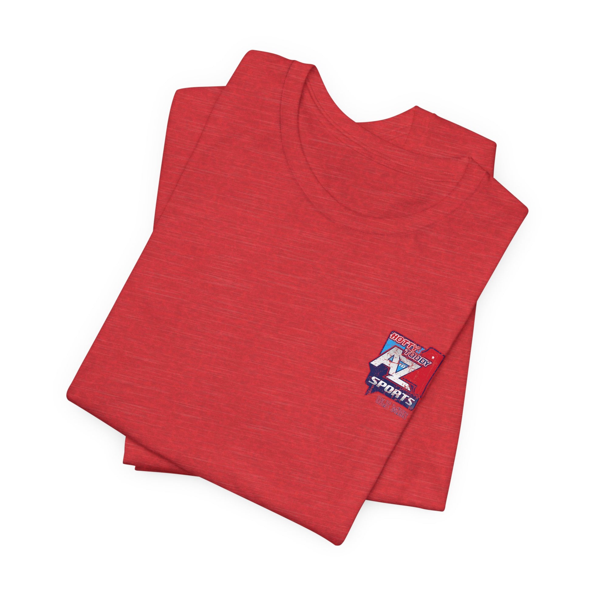 A to Z Sports Ole Miss Distressed Pocket T-Shirt