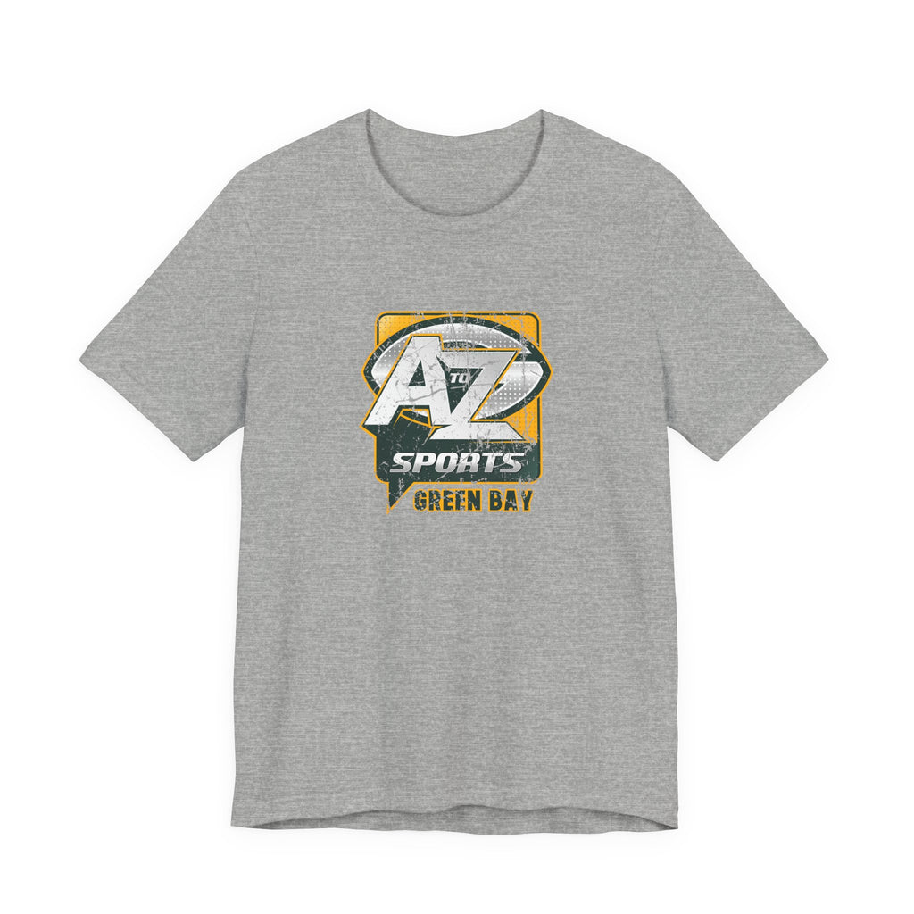 A to Z Sports Packers Distressed T-Shirt
