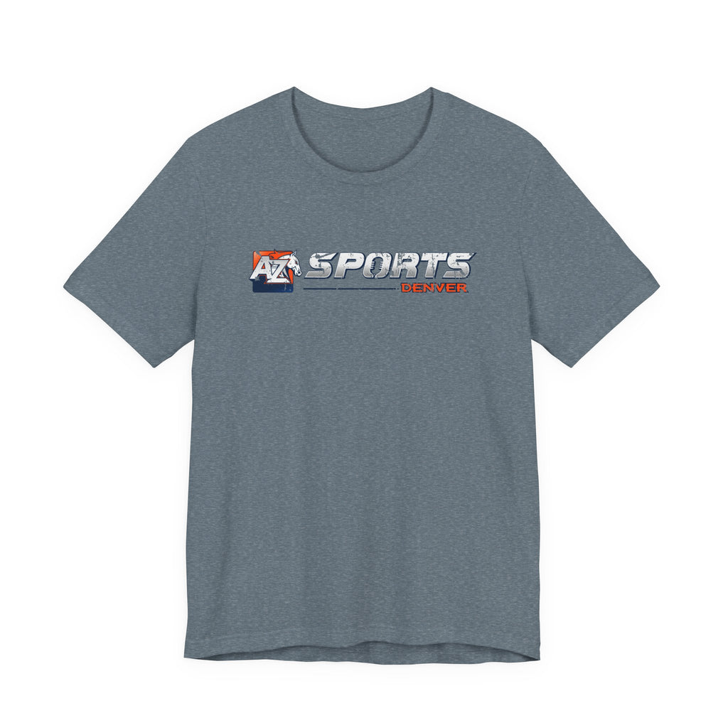 A to Z Sports Broncos Distressed Horizontal T-Shirt