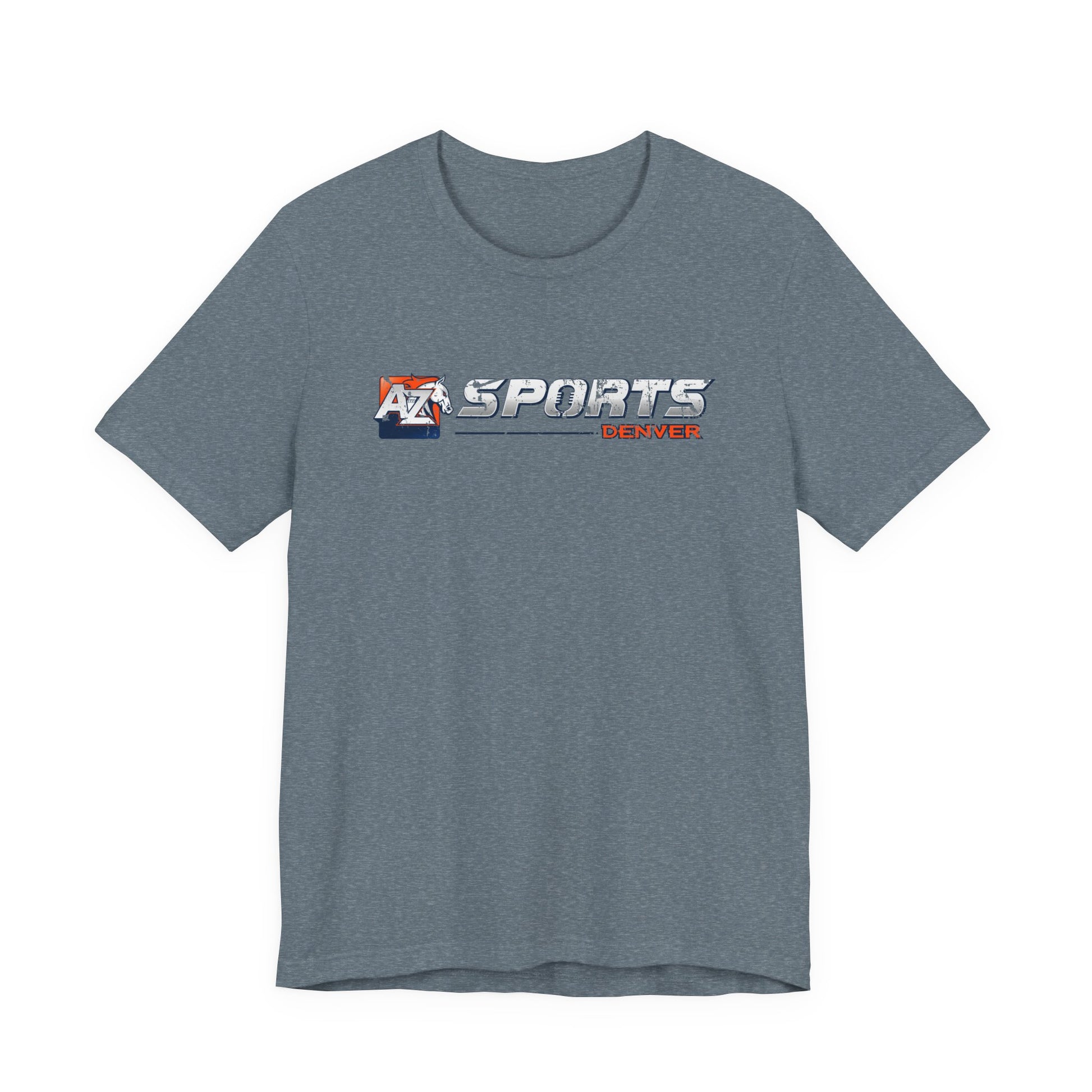A to Z Sports Broncos Distressed Horizontal T-Shirt