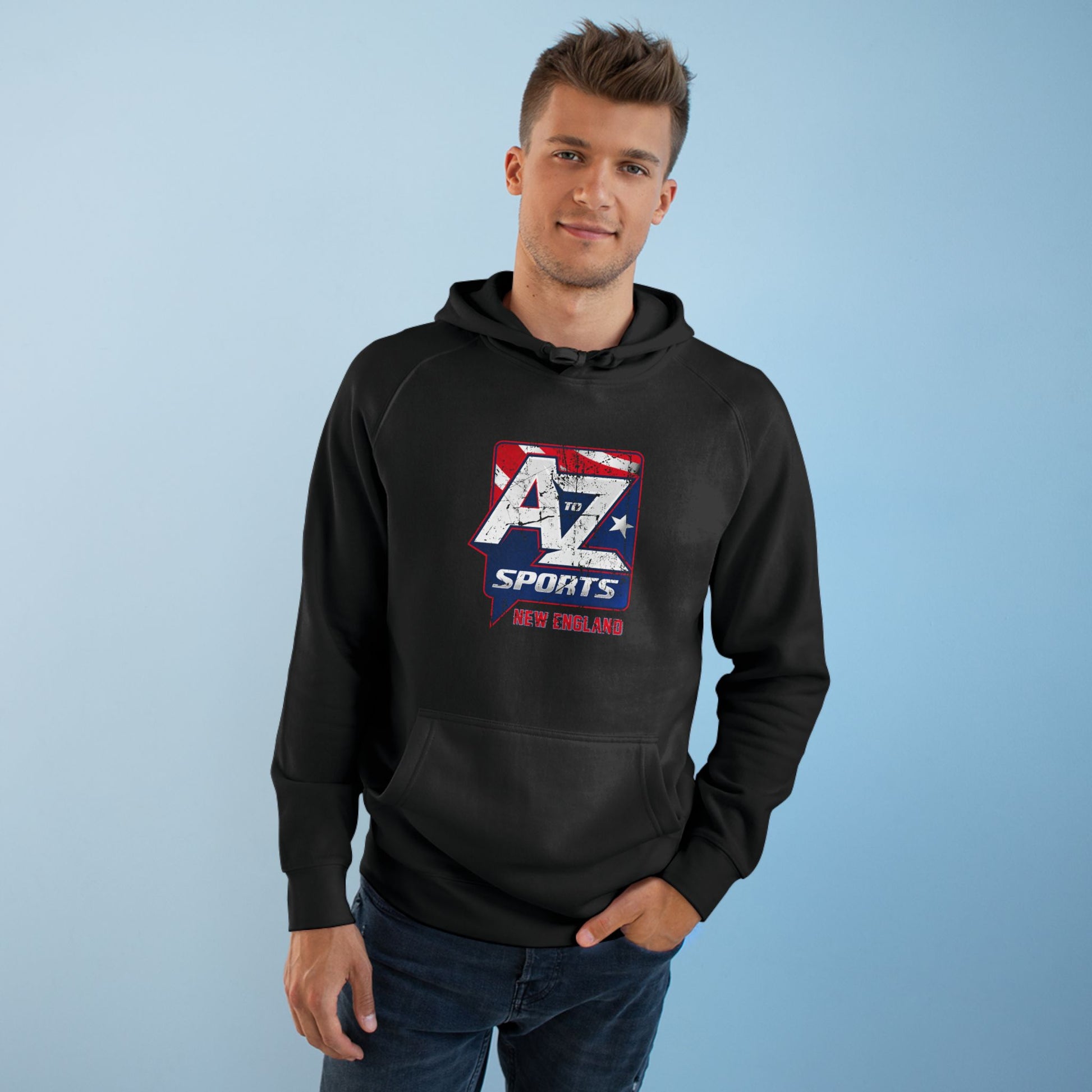A to Z Sports Patriots Distressed Hoodie