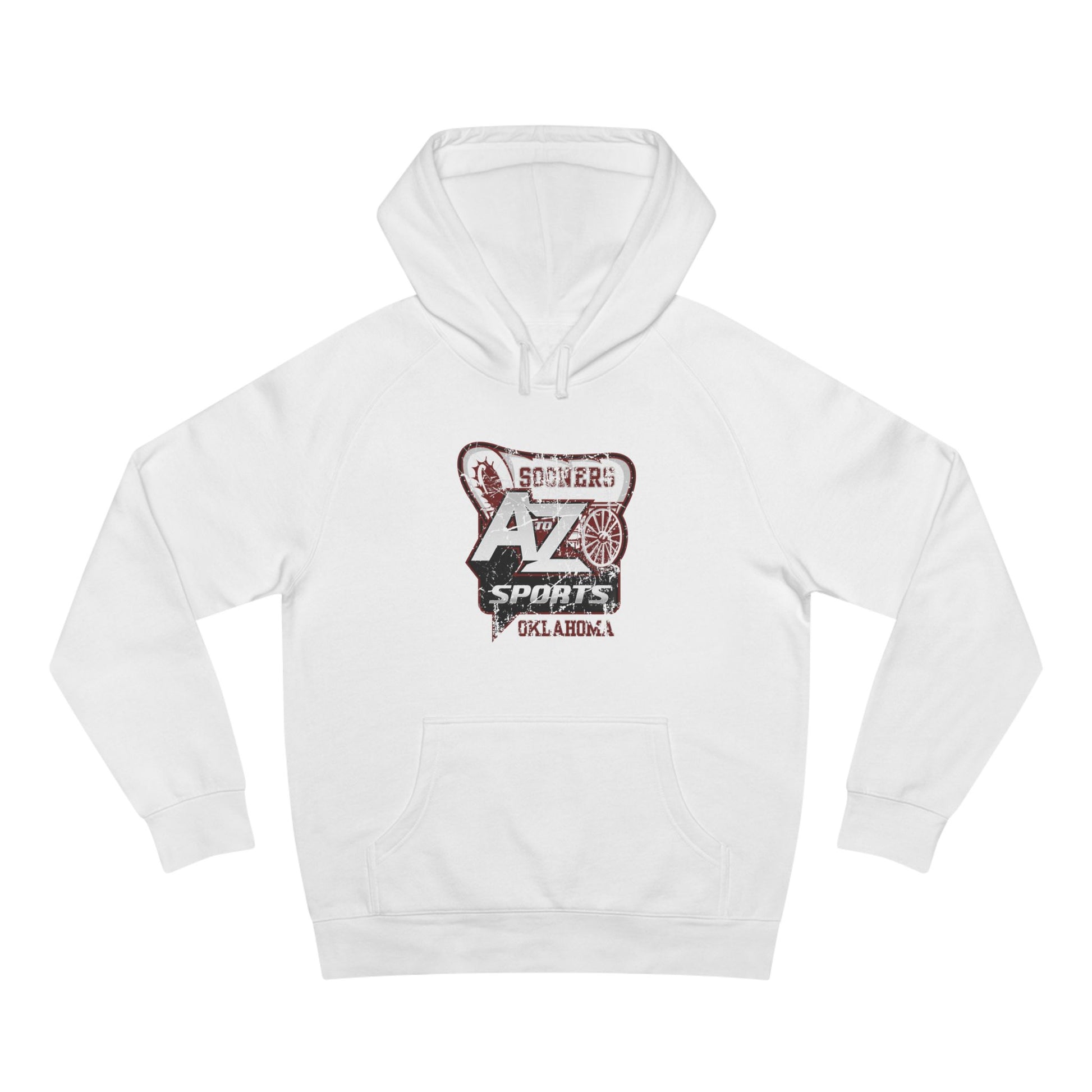 A to Z Sports Oklahoma Distressed Hoodie