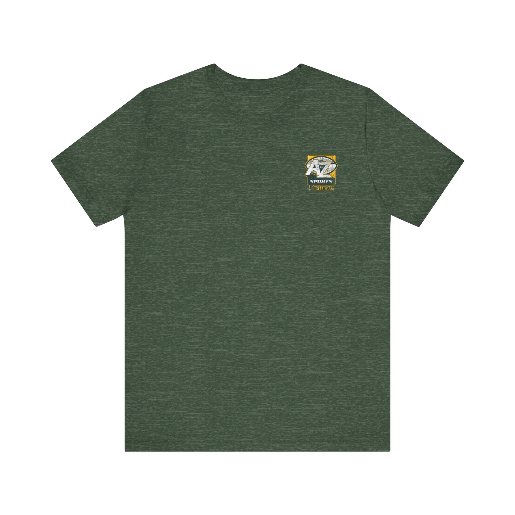 A to Z Sports Packers Distressed Pocket T-Shirt