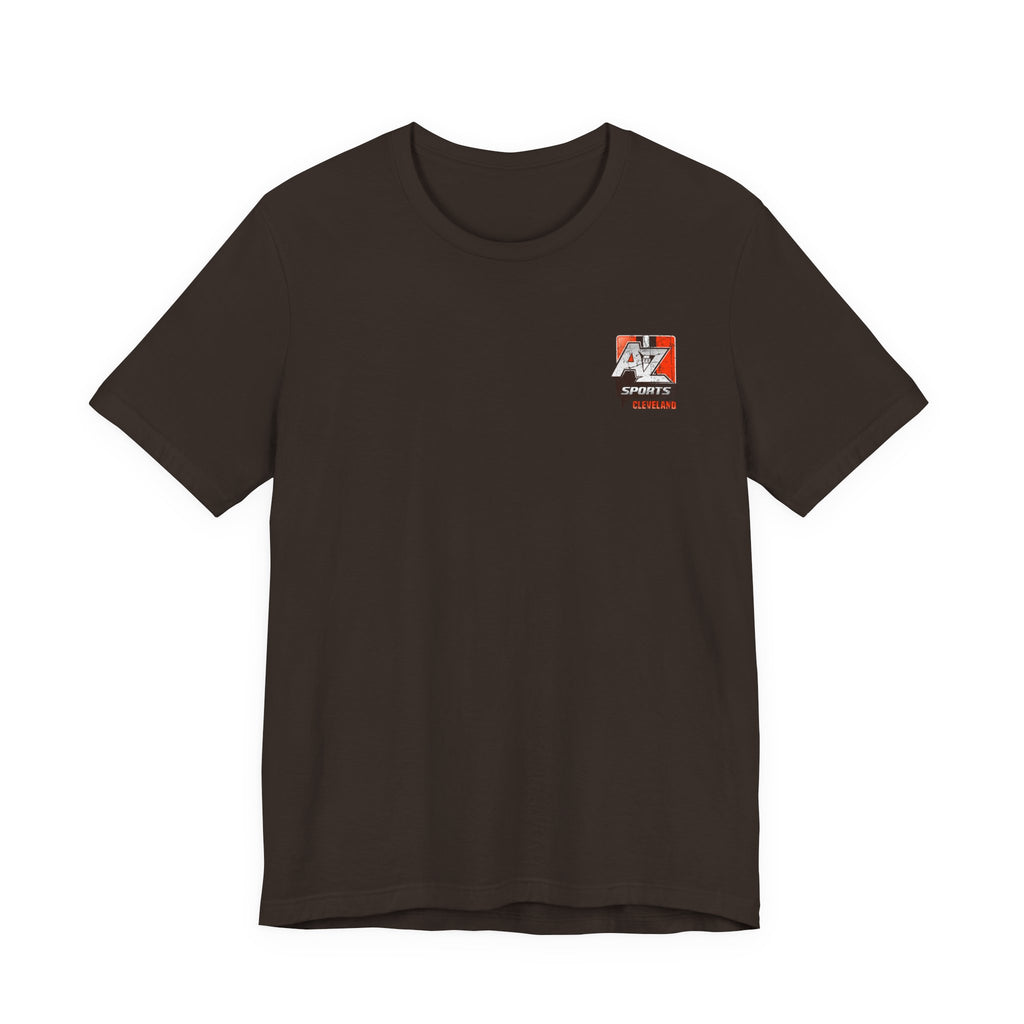 A to Z Sports Browns Distressed Pocket T-Shirt