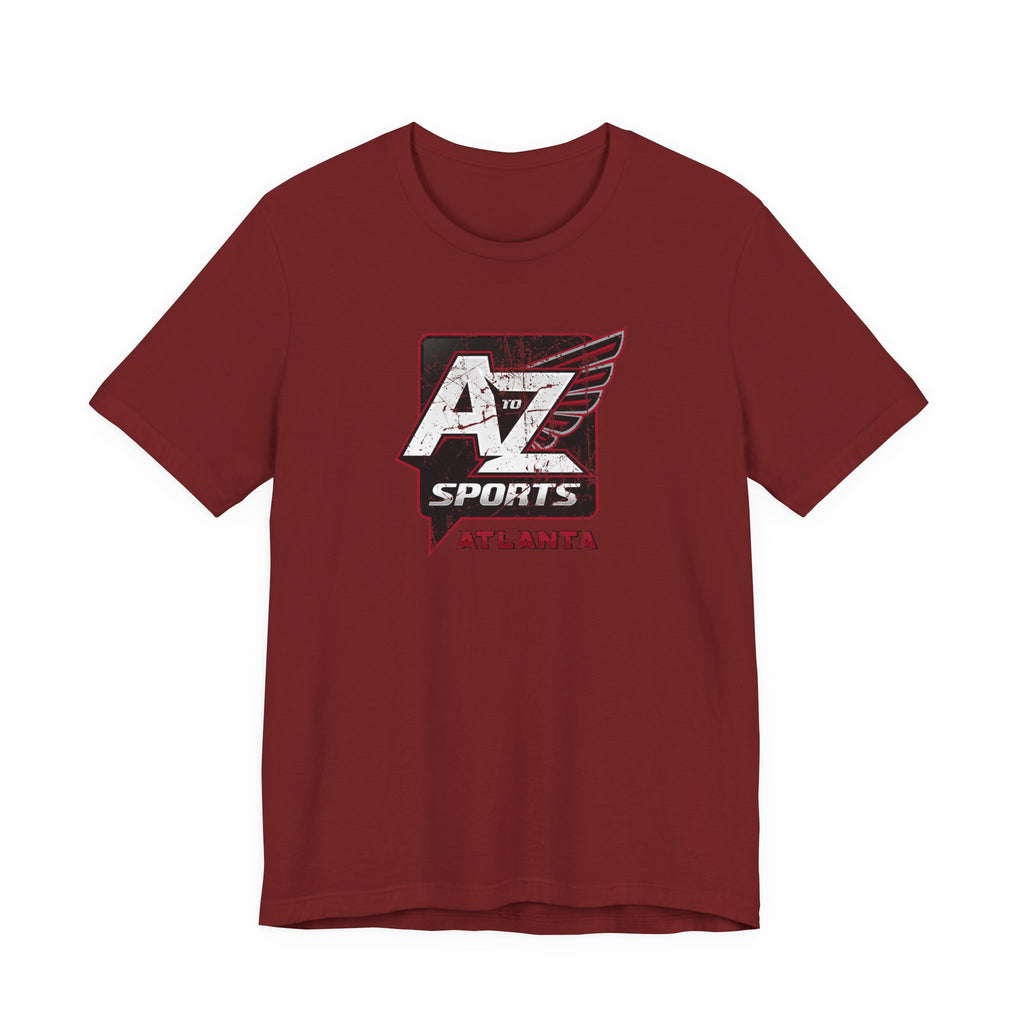 A to Z Sports Falcons Distressed Pocket T-Shirt