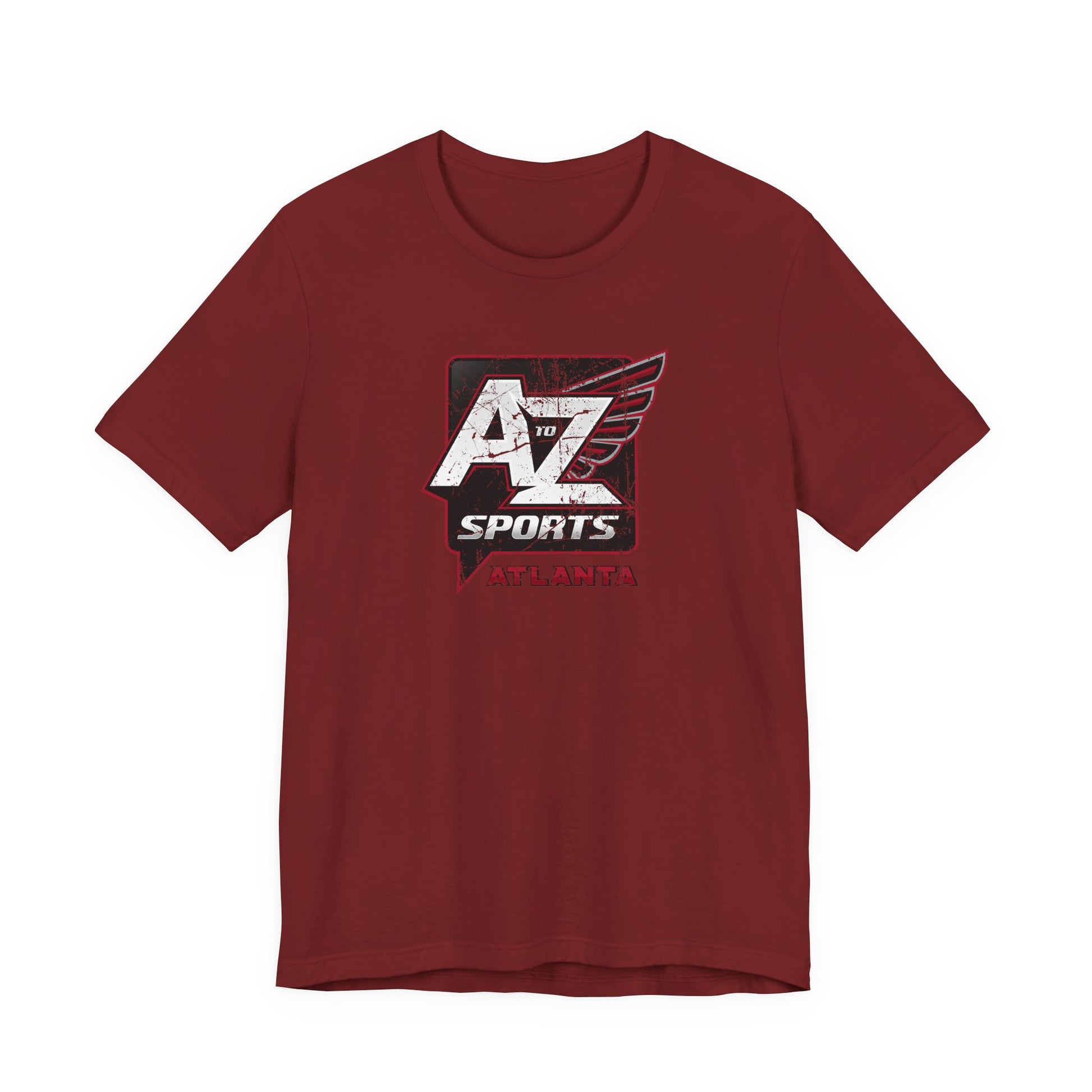 A to Z Sports Falcons Distressed Pocket T-Shirt