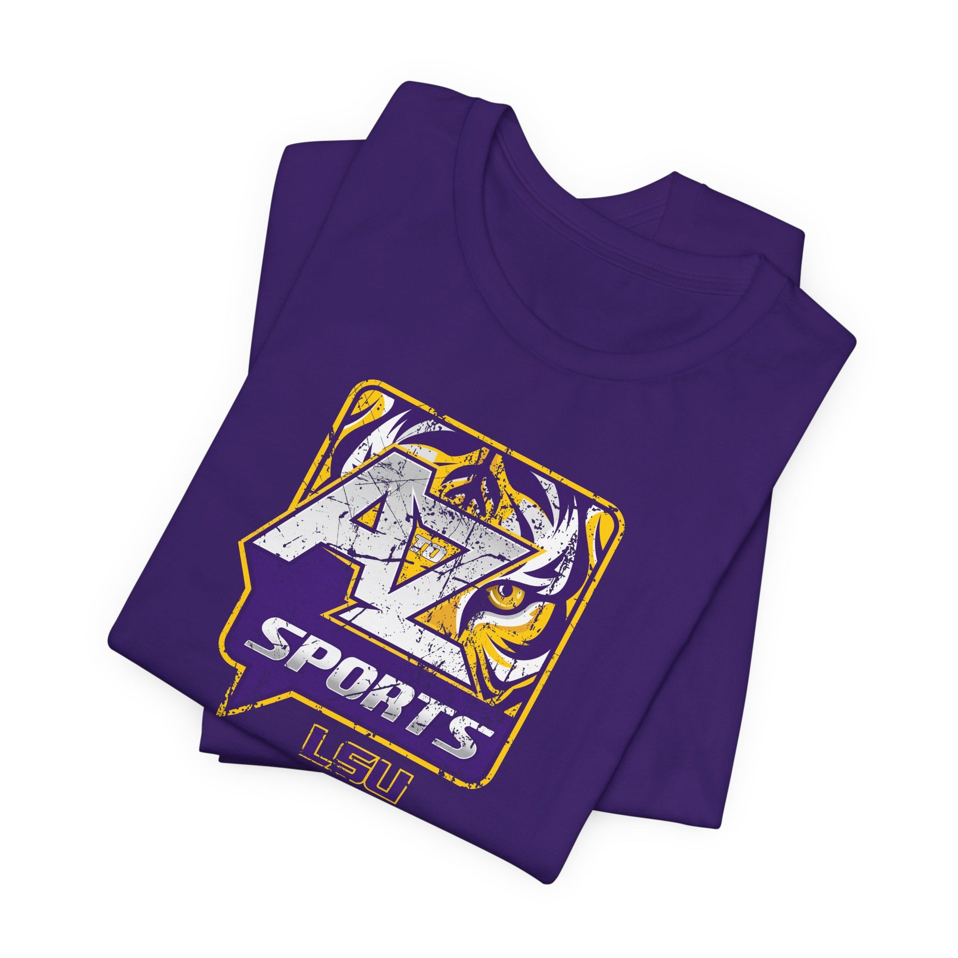 A to Z Sports LSU Distressed T-Shirt
