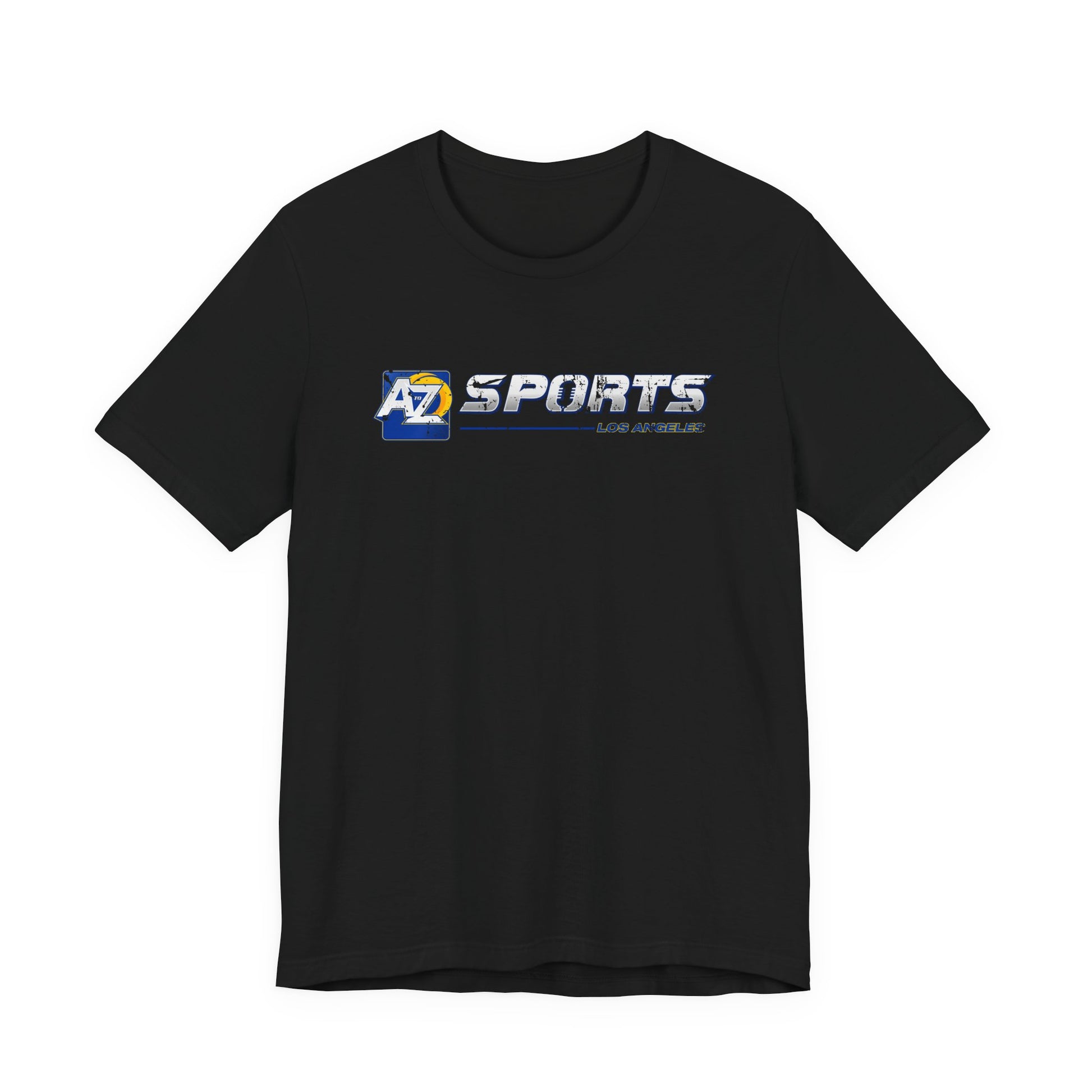 A to Z Sports Rams Distressed Horizontal T-Shirt