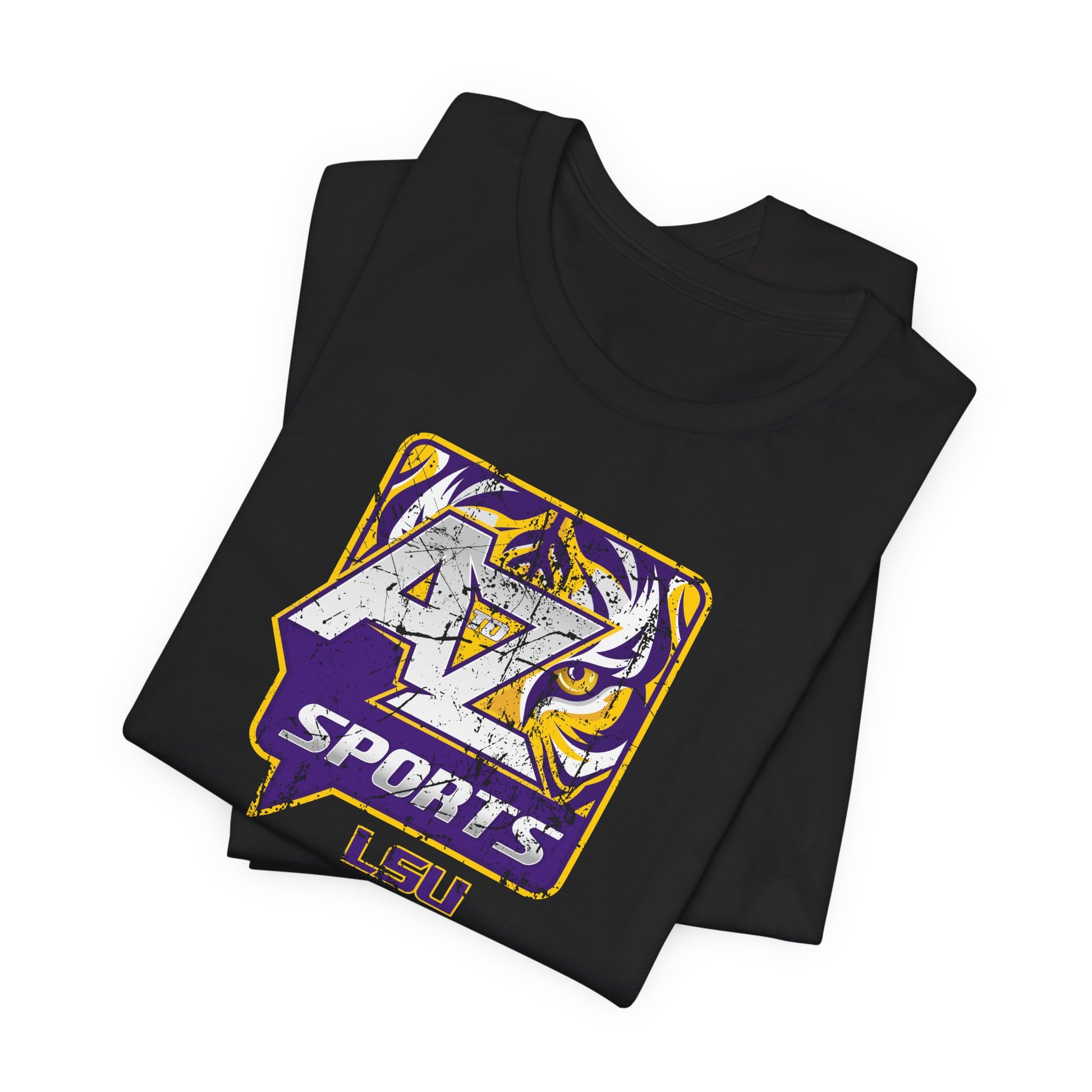 A to Z Sports LSU Distressed T-Shirt