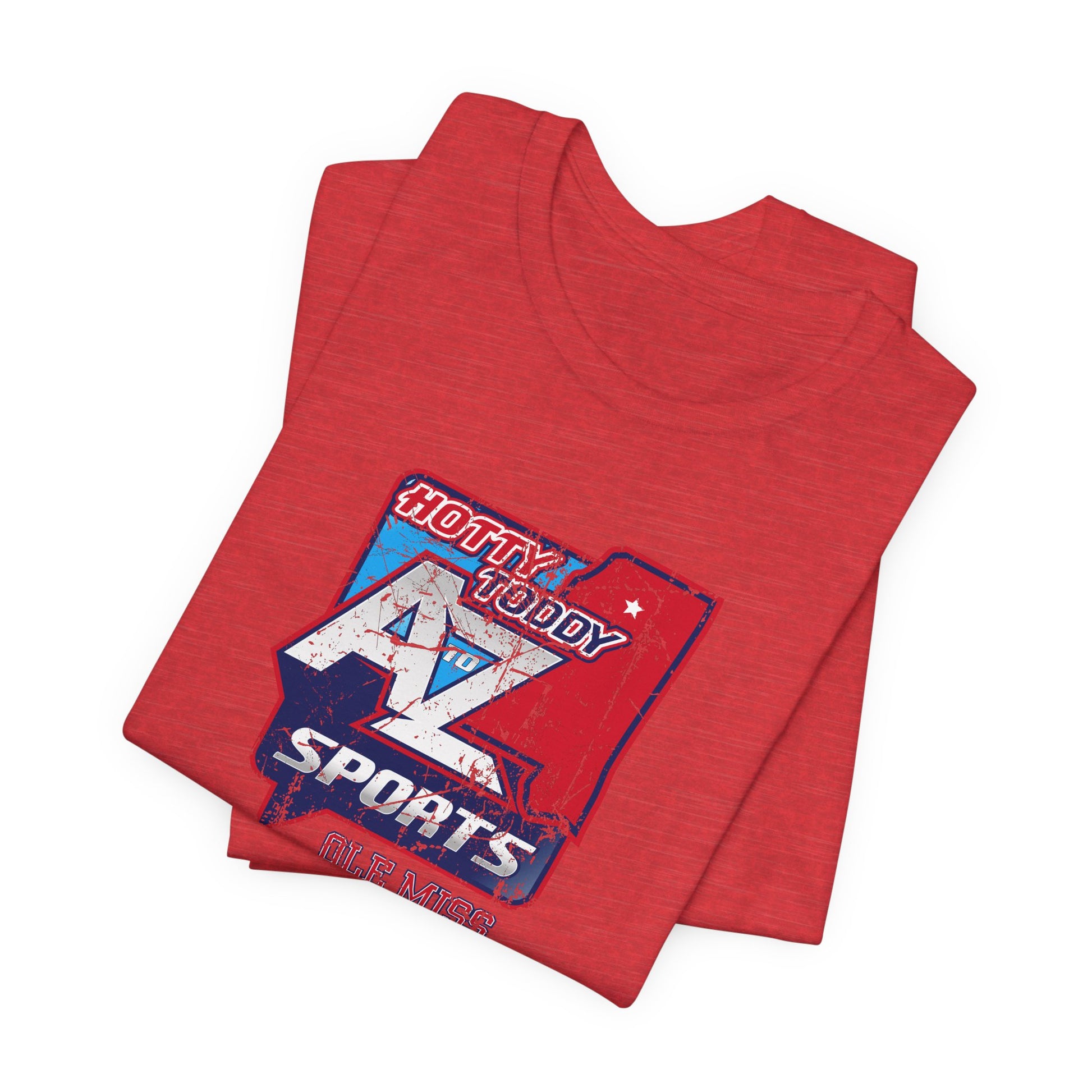 A to Z Sports Ole Miss Distressed T-Shirt