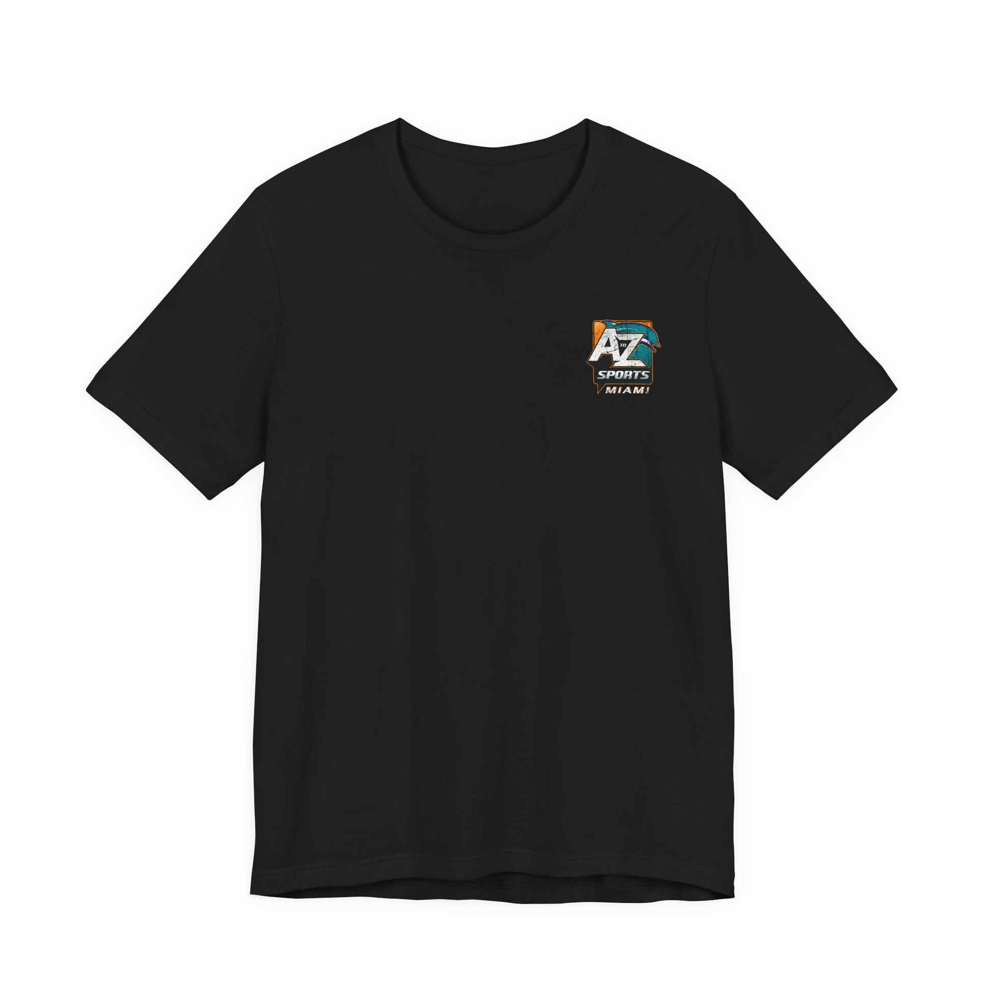 A to Z Sports Dolphins Distressed Pocket T-Shirt