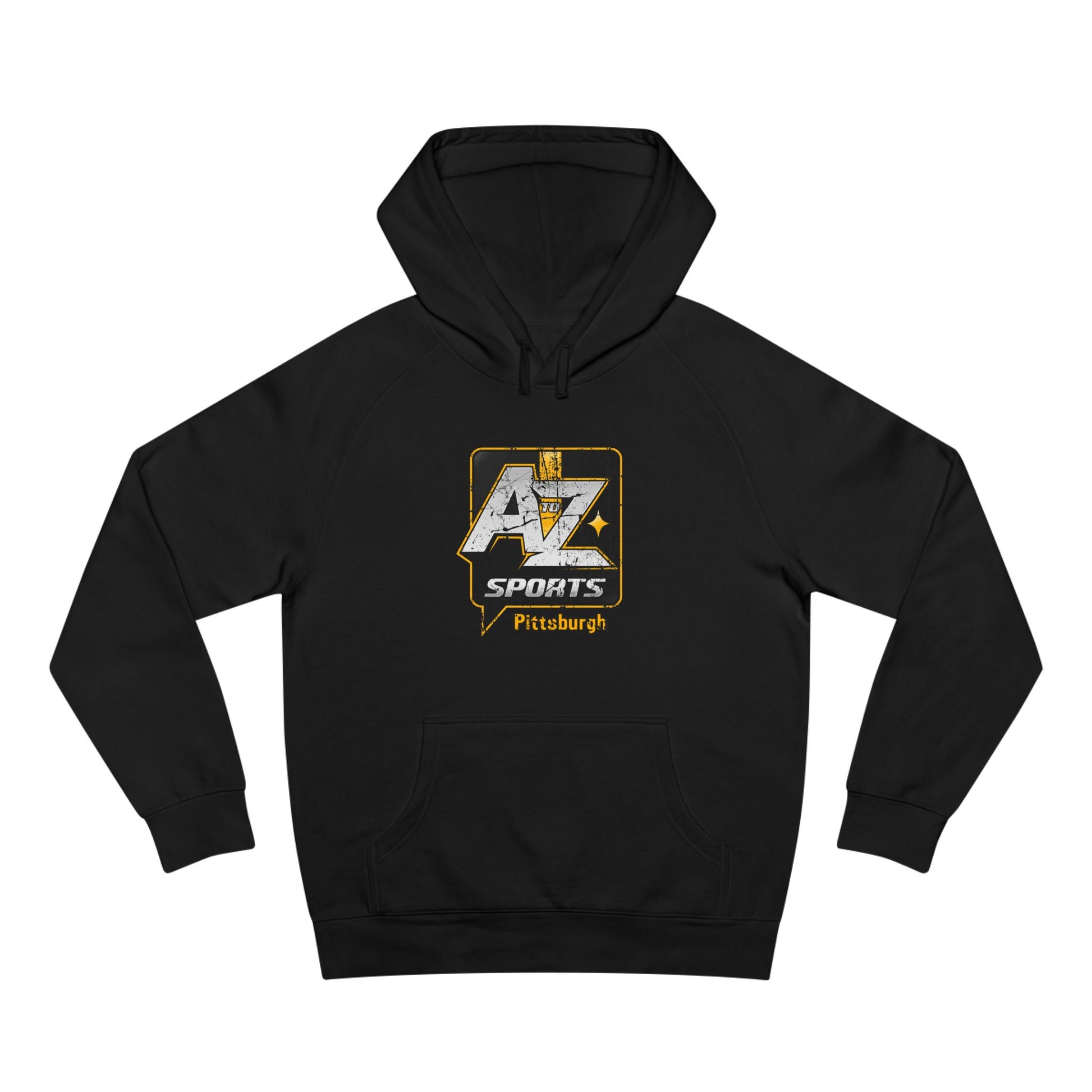 A to Z Sports Steelers Distressed Hoodie