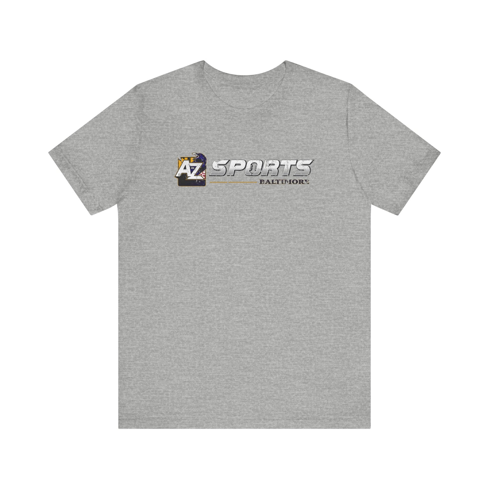 A to Z Sports Ravens Distressed Horizontal T-Shirt