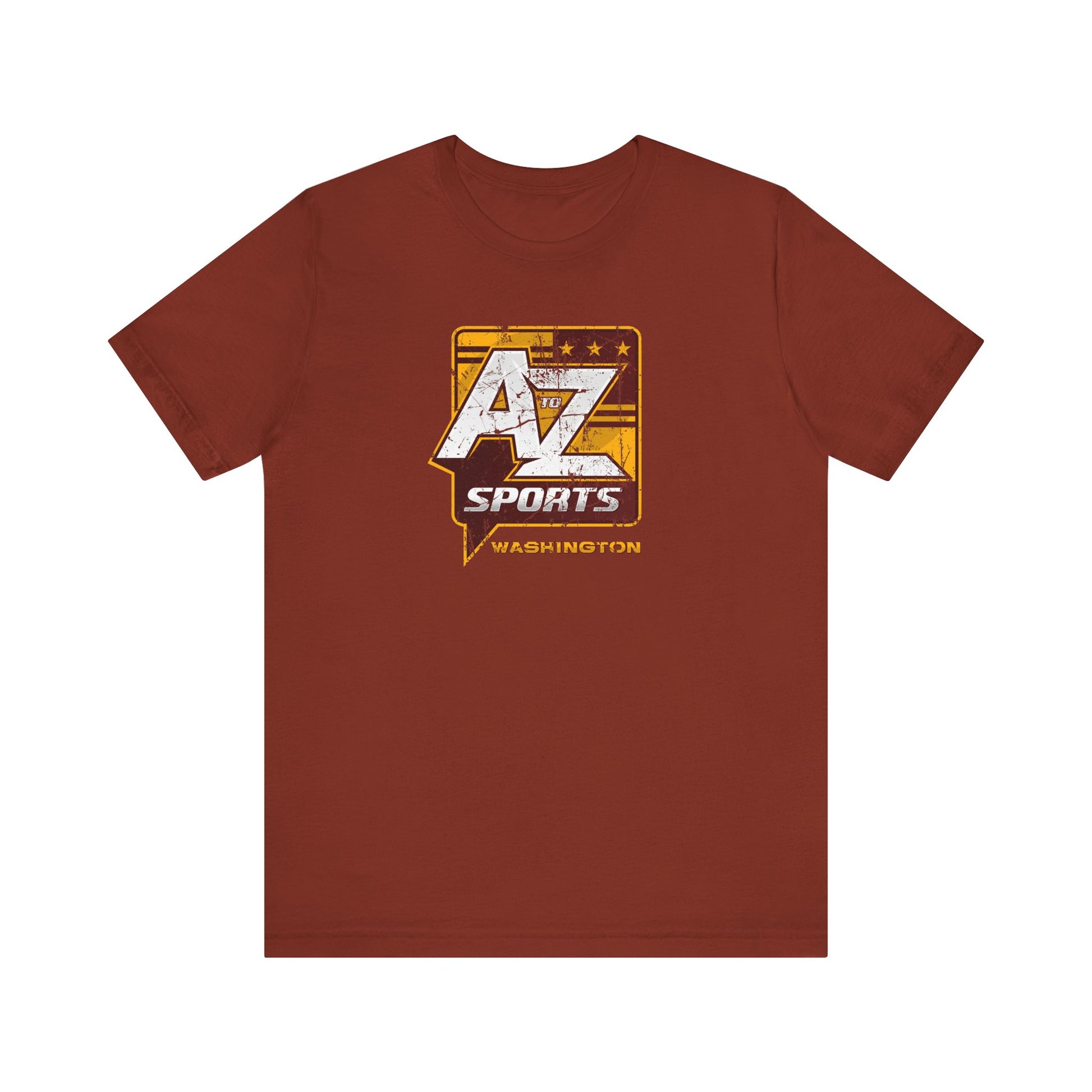 A to Z Sports Commanders Distressed Logo T-Shirt