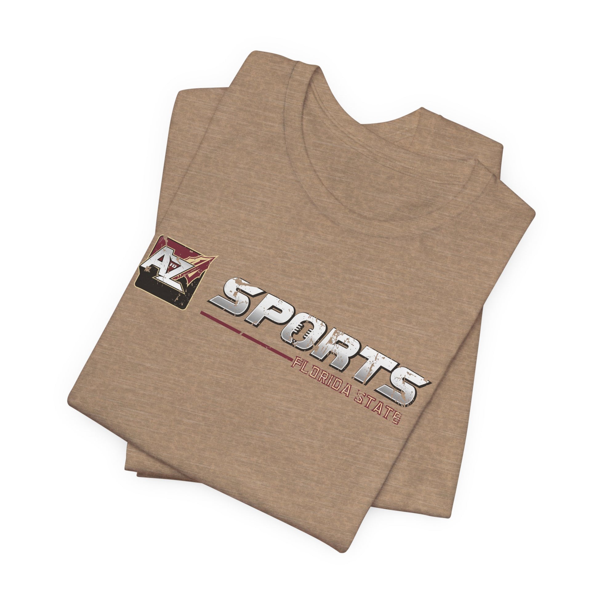 A to Z Sports Florida State Horizontal Distressed T-Shirt