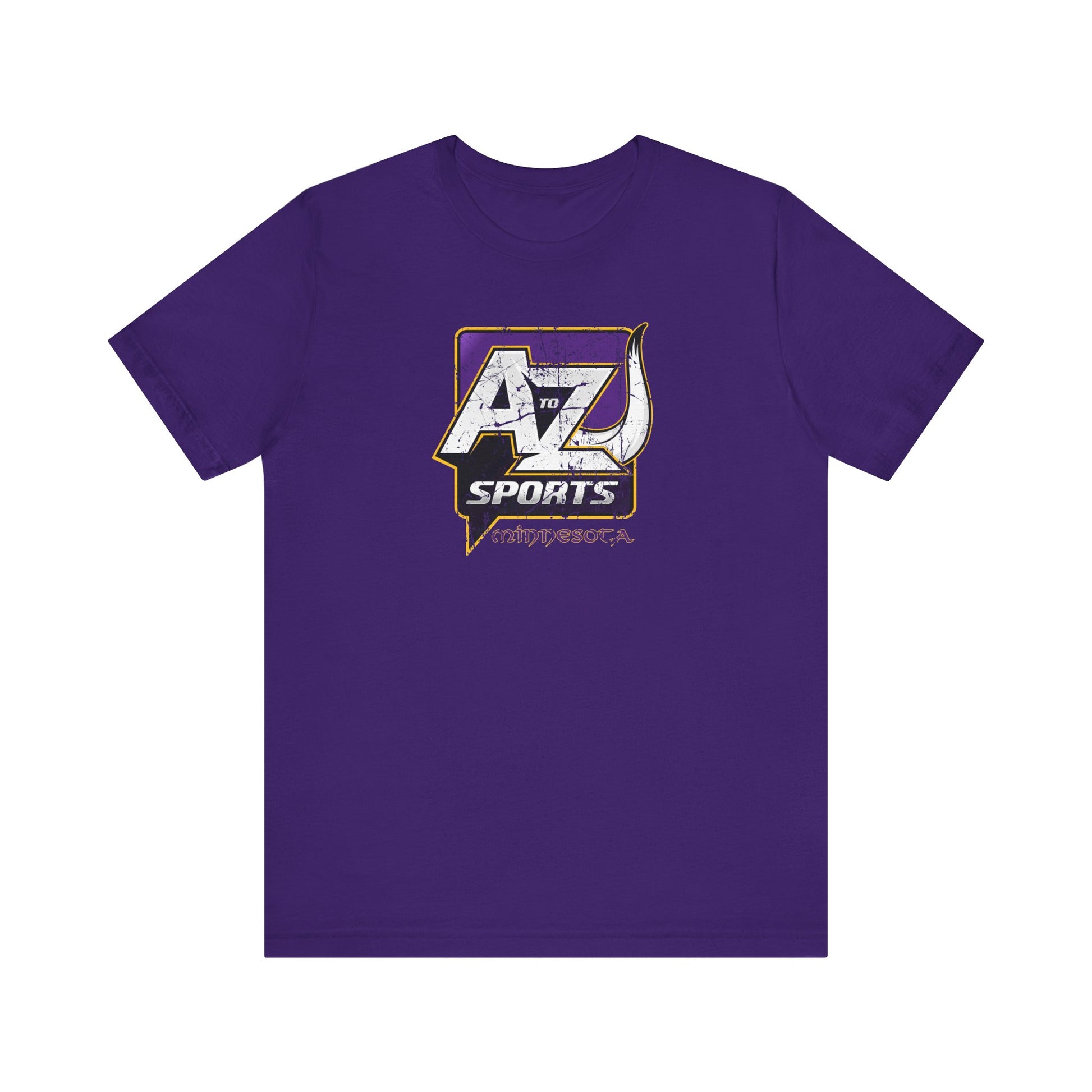A to Z Sports Vikings Distressed T-Shirt