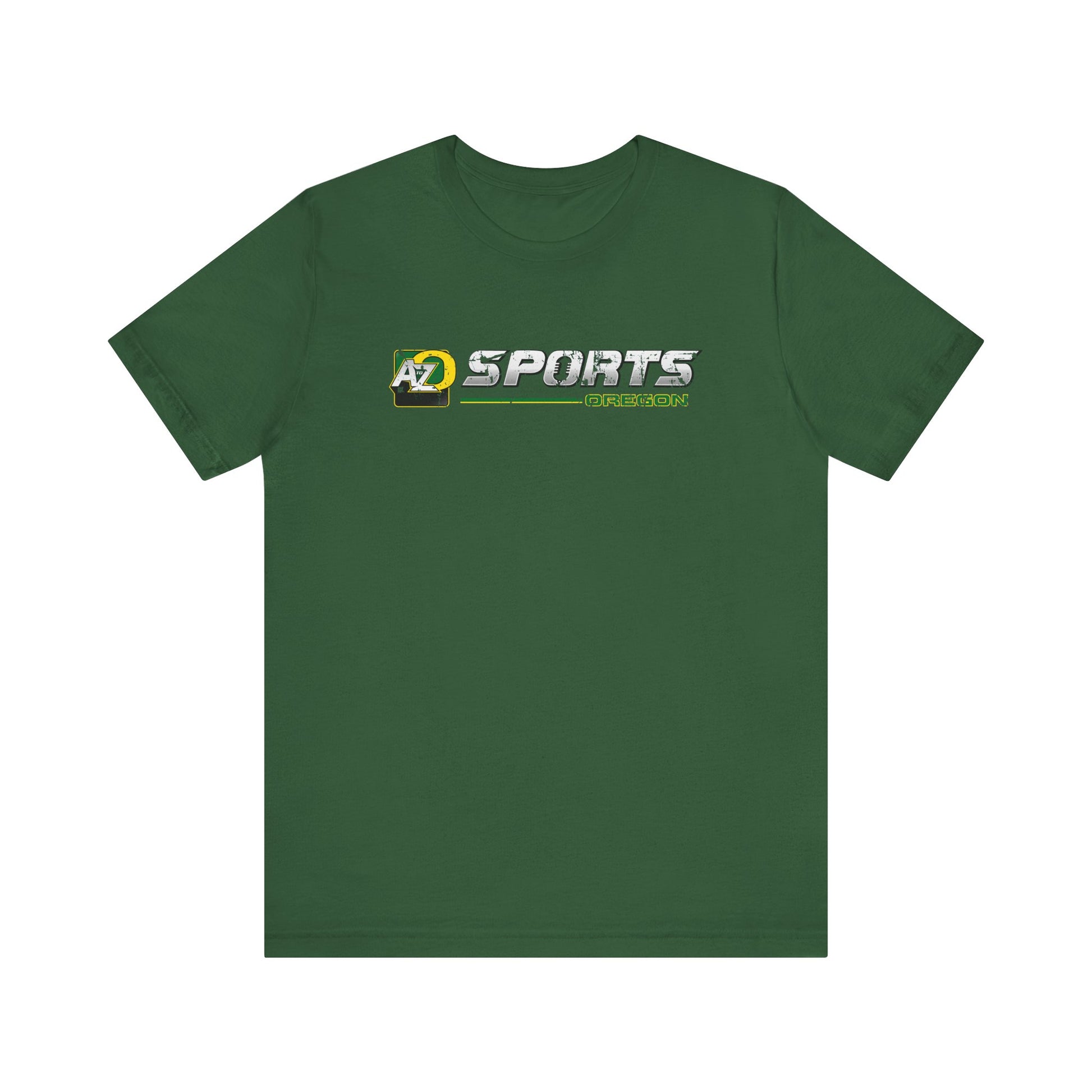 A to Z Sports Oregon Distressed Horizontal T-Shirt