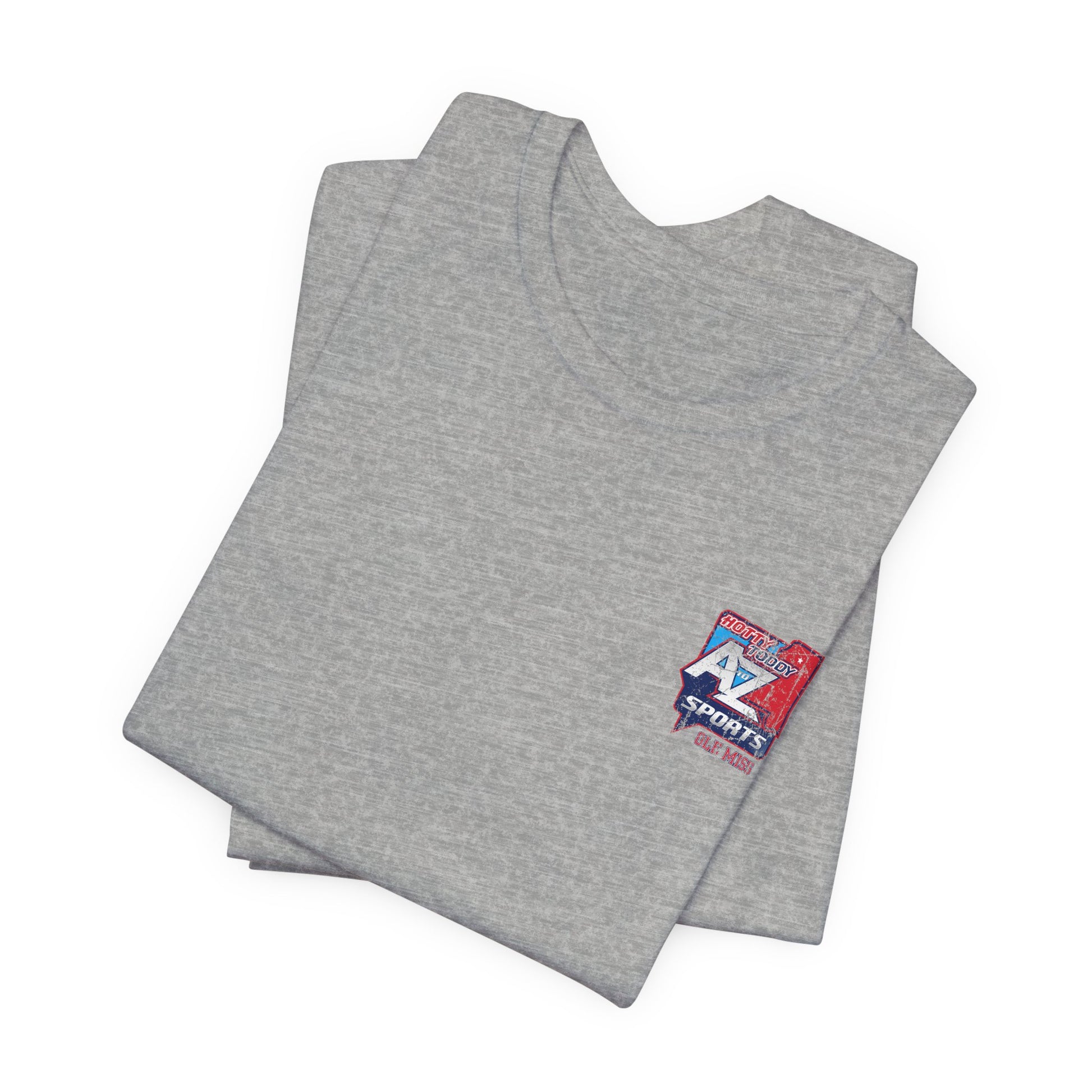 A to Z Sports Ole Miss Distressed Pocket T-Shirt