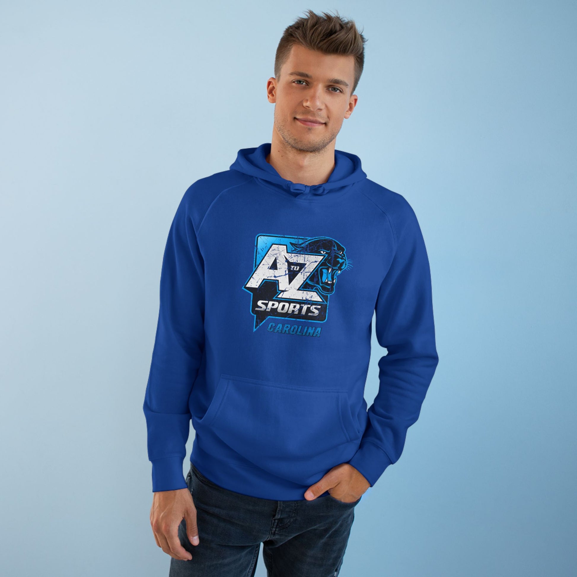 A to Z Sports Panthers Distressed Hoodie