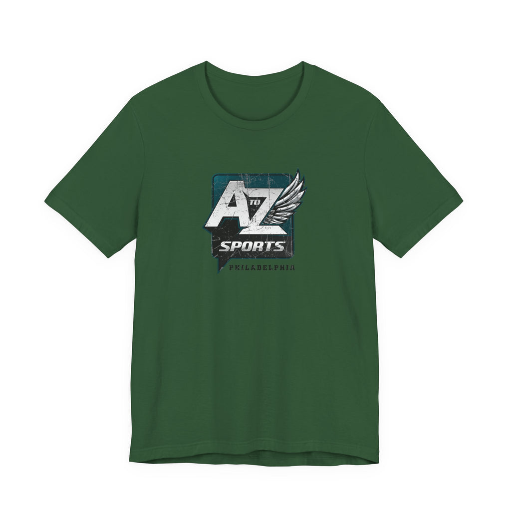 A to Z Sports Eagles Distressed T-Shirt