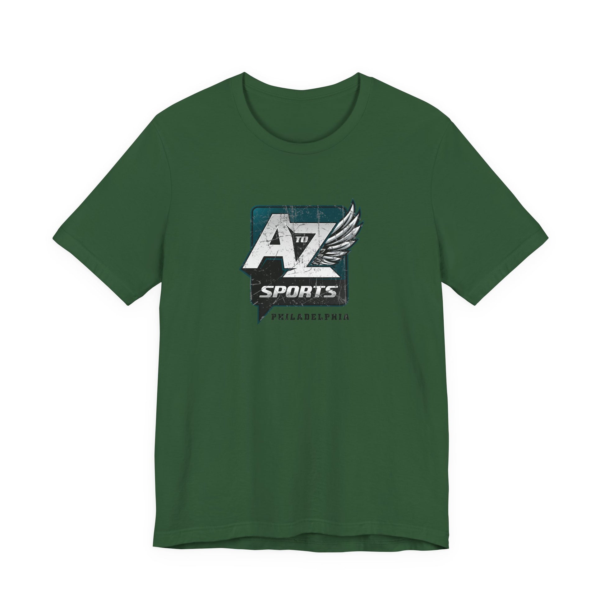 A to Z Sports Eagles Distressed T-Shirt