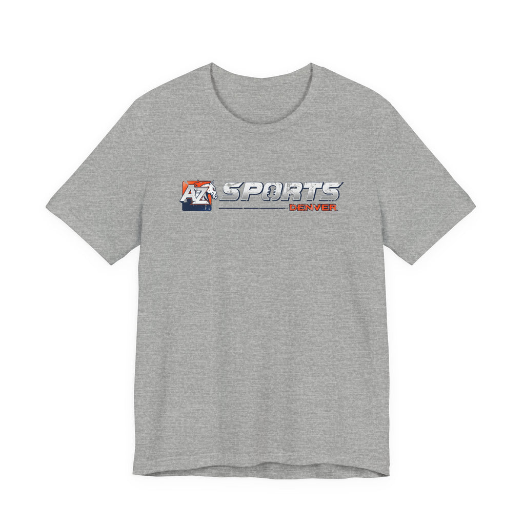 A to Z Sports Broncos Distressed Horizontal T-Shirt
