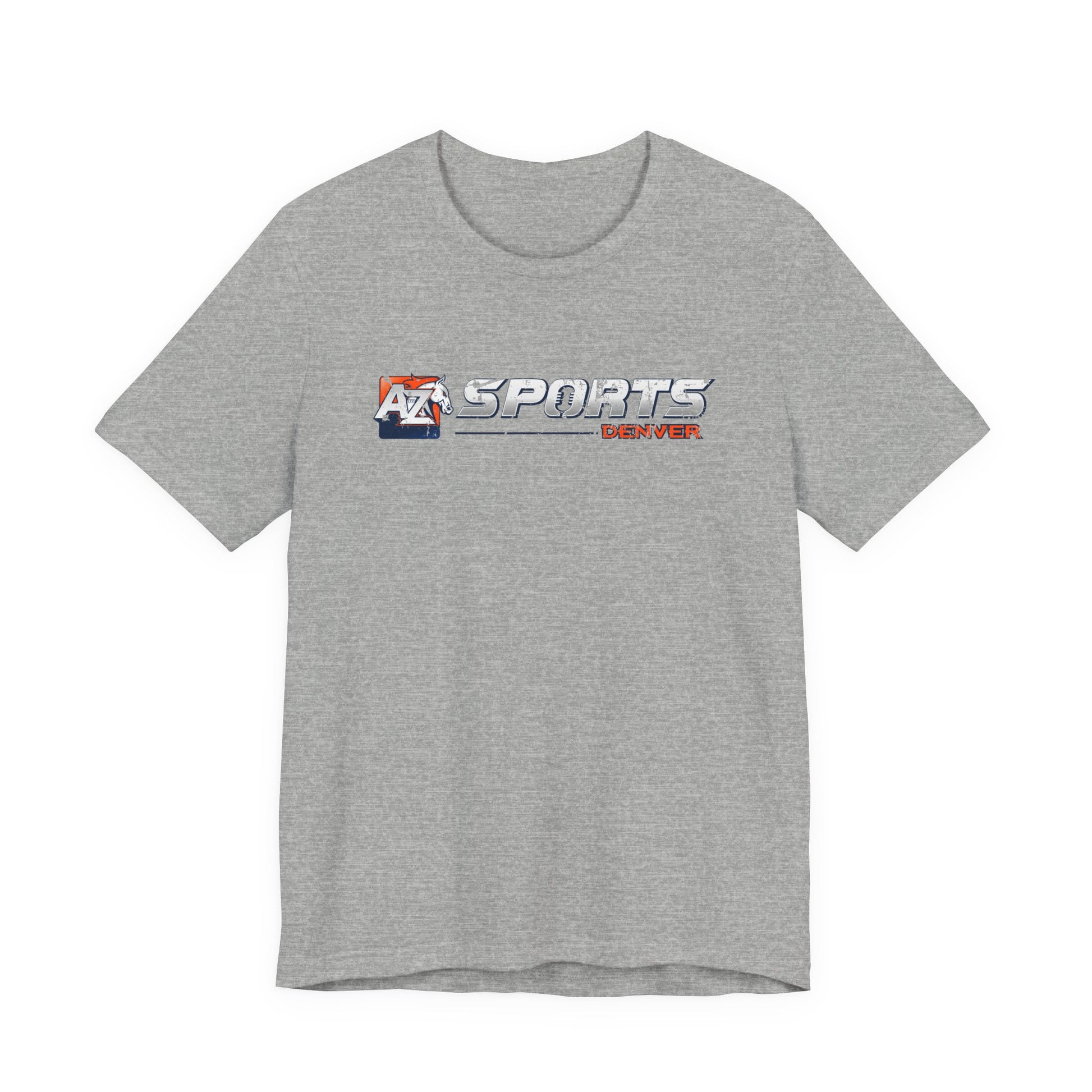 A to Z Sports Broncos Distressed Horizontal T-Shirt