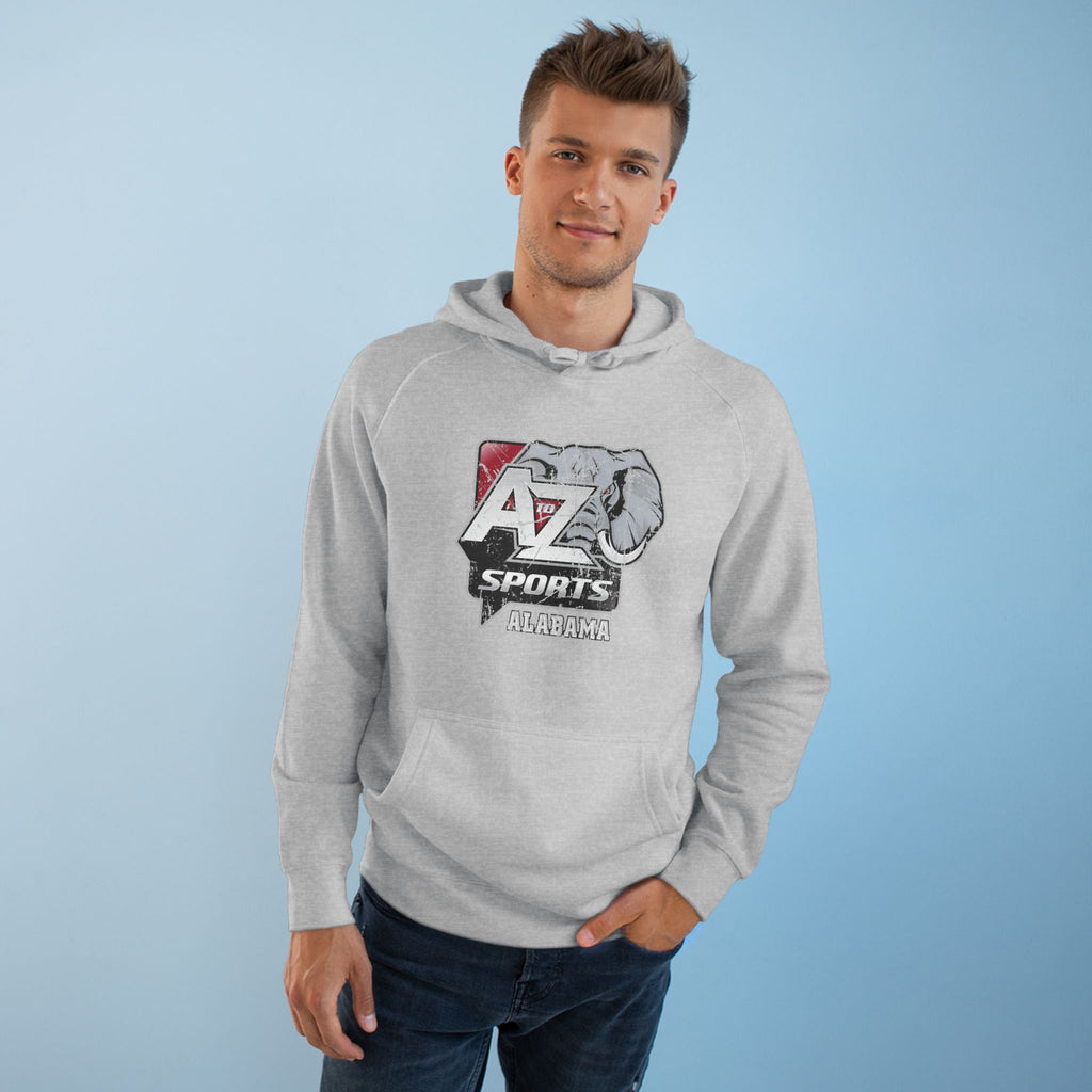 A to Z Sports Alabama Distressed Hoodie