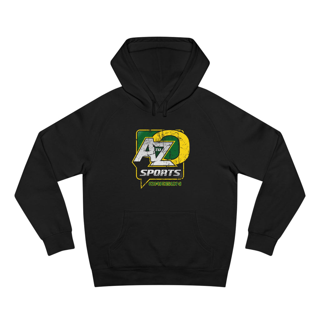 A to Z Sports Oregon Distressed Hoodie