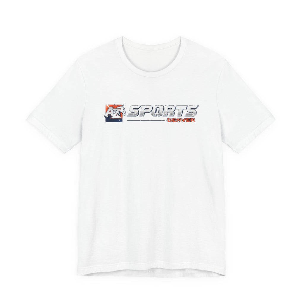 A to Z Sports Broncos Distressed Horizontal T-Shirt