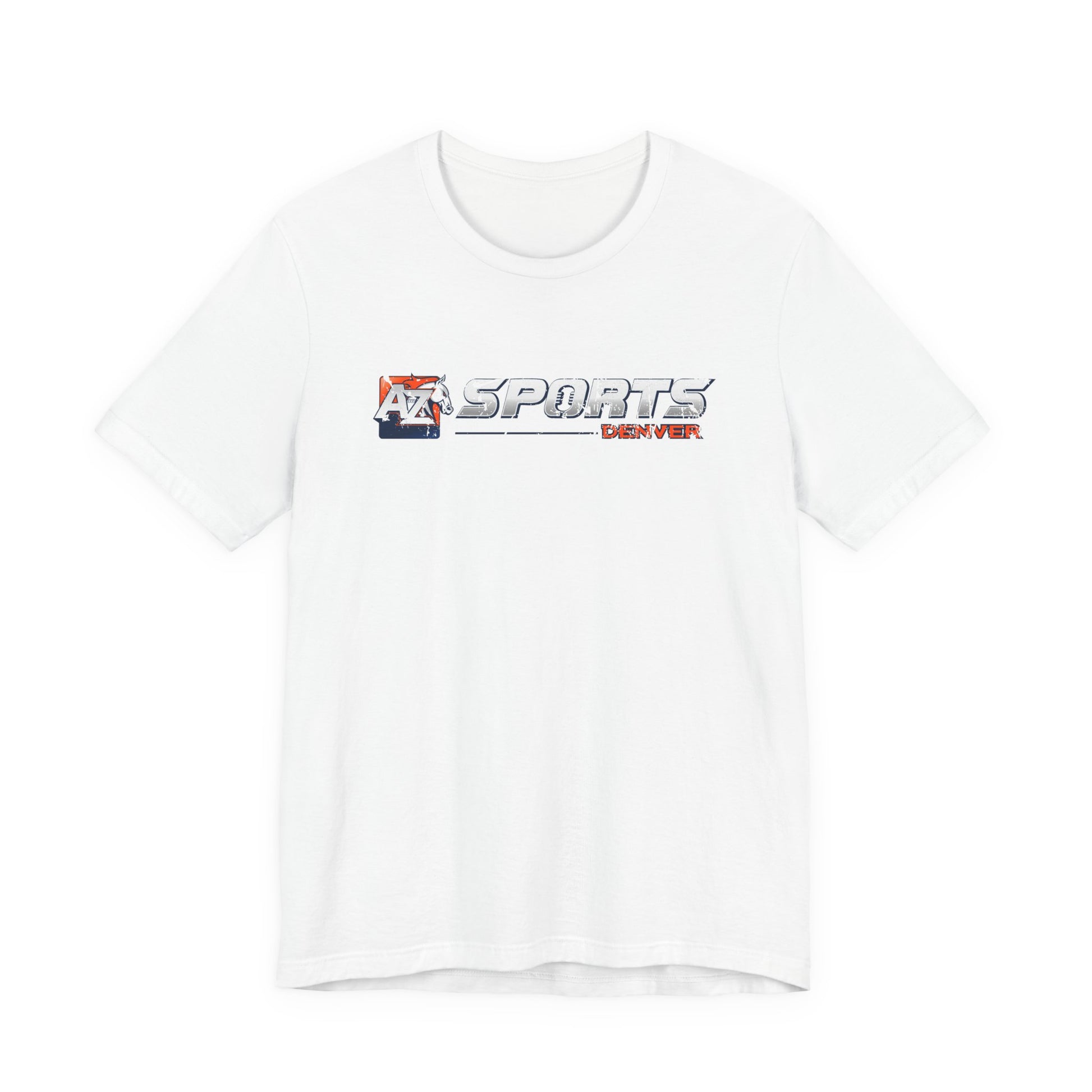 A to Z Sports Broncos Distressed Horizontal T-Shirt
