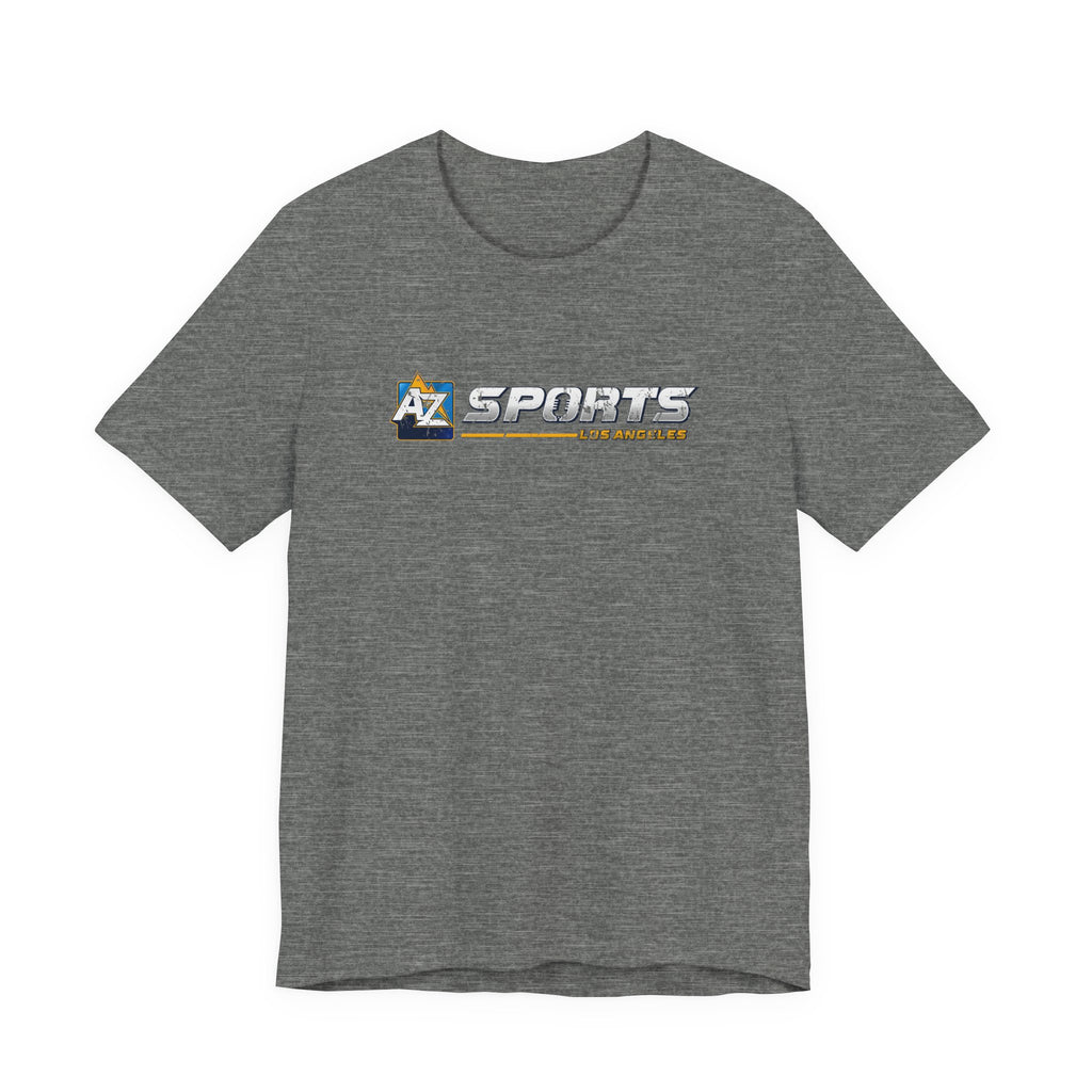 A to Z Sports Chargers Distressed Horizontal T-Shirt