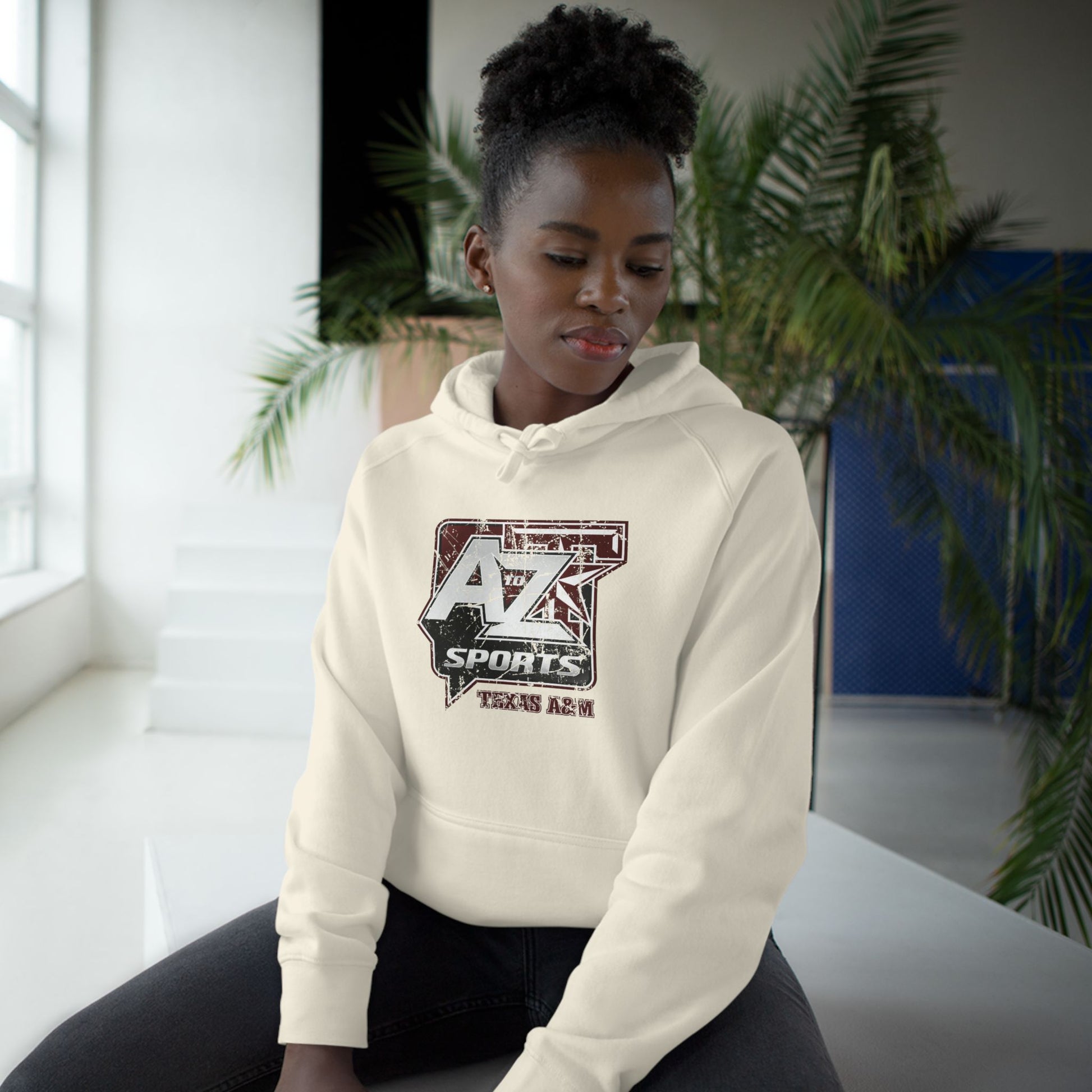A to Z Sports Texas A&M Distressed Hoodie