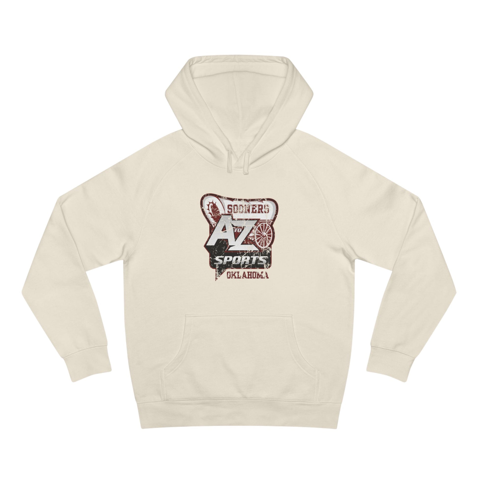 A to Z Sports Oklahoma Distressed Hoodie