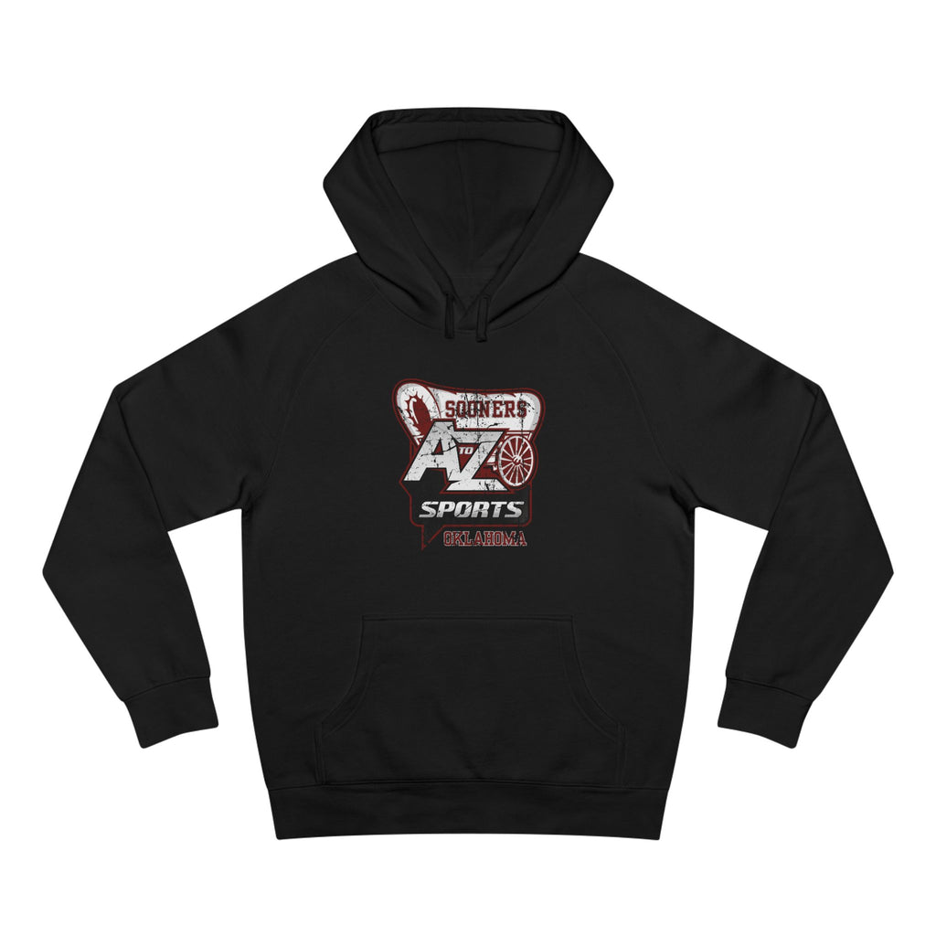 A to Z Sports Oklahoma Distressed Hoodie