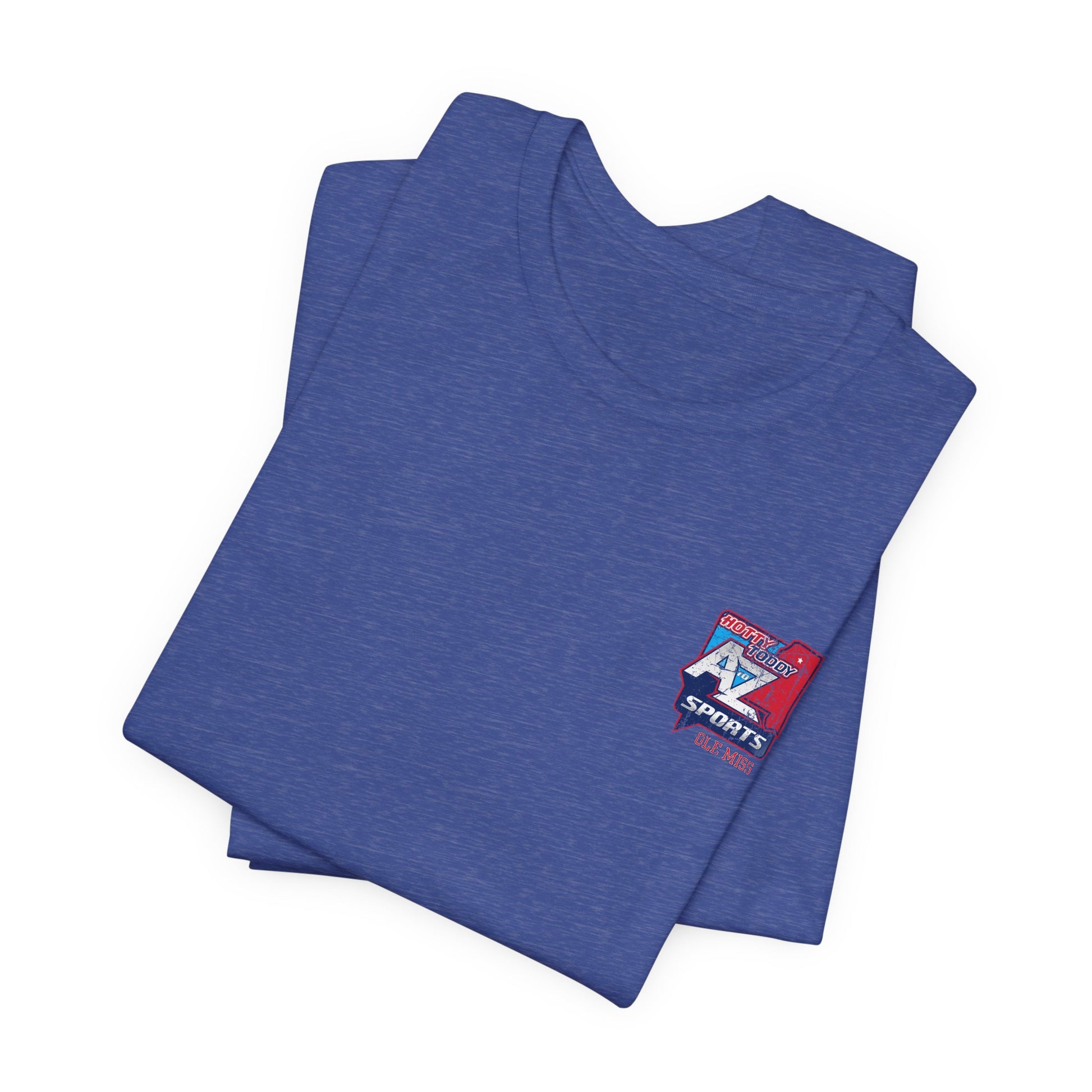 A to Z Sports Ole Miss Distressed Pocket T-Shirt