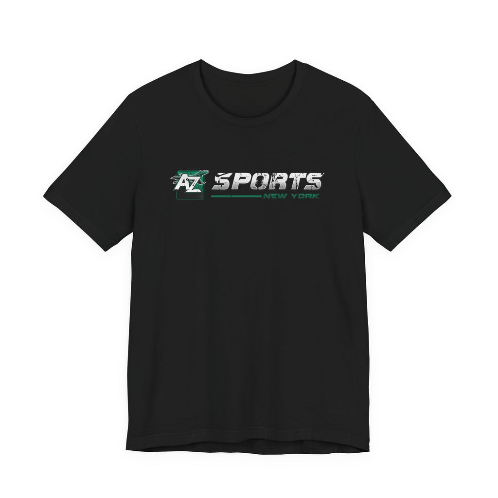 A to Z Sports Jets Distressed Horizontal T-Shirt