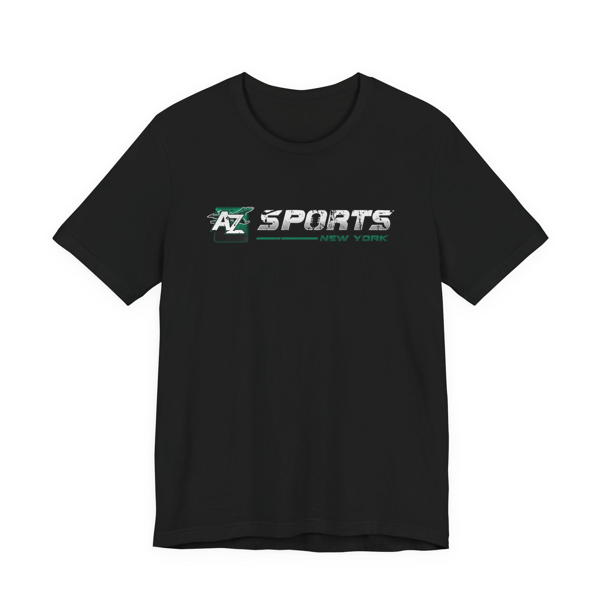 A to Z Sports Jets Distressed Horizontal T-Shirt