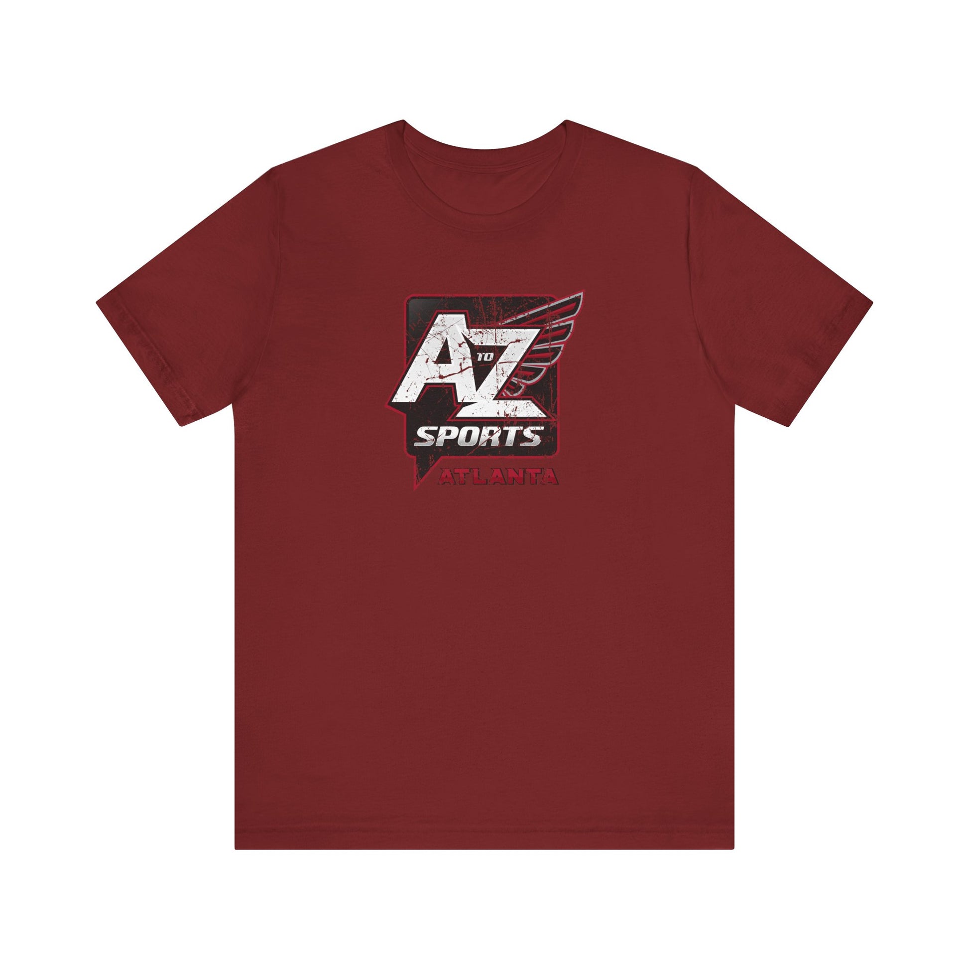 A to Z Sports Falcons Distressed Pocket T-Shirt