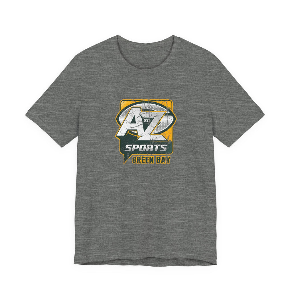 A to Z Sports Packers Distressed T-Shirt