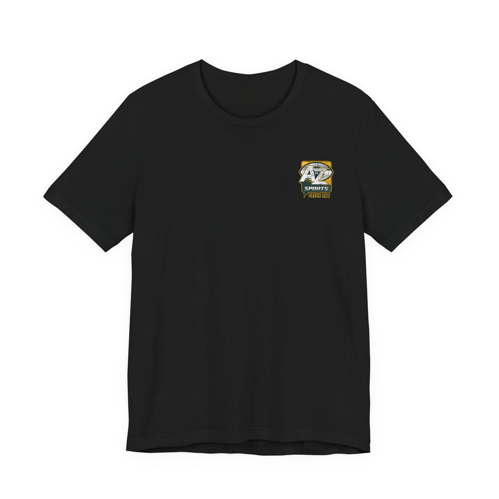 A to Z Sports Packers Distressed Pocket T-Shirt