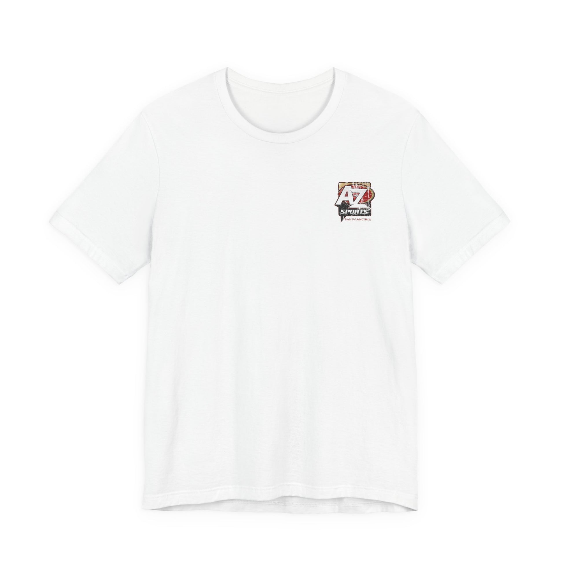 A to Z Sports 49ers Distressed Pocket T-Shirt